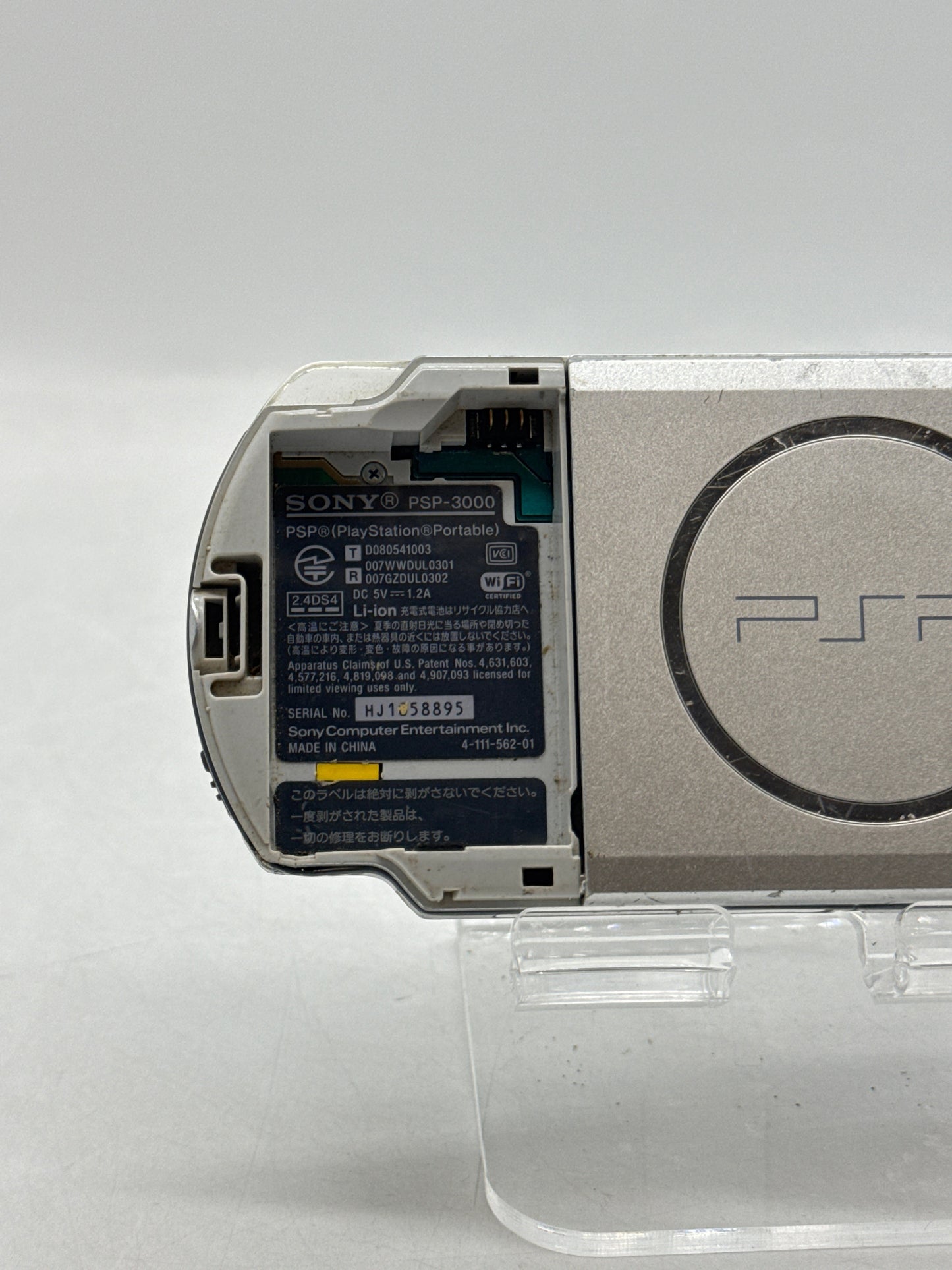 Sony PlayStation Portable PSP-3000 Video Game Handheld Console Mystic Silver