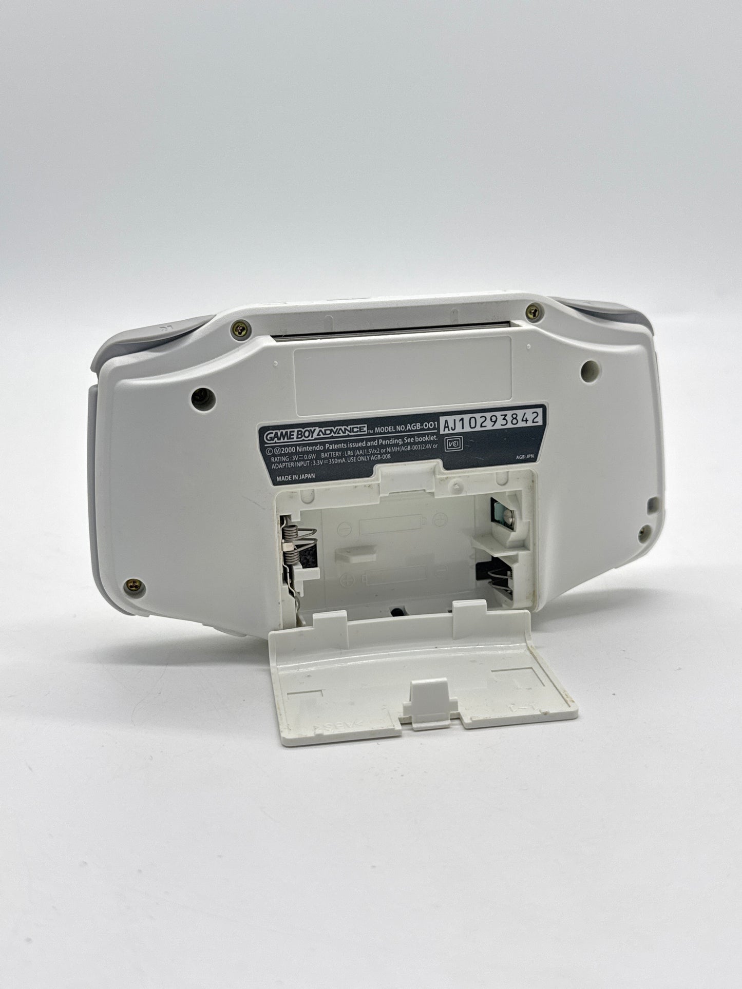 Nintendo Game Boy Advance AGB-001 White Console #6 Aftermarket Lens or/and Shell