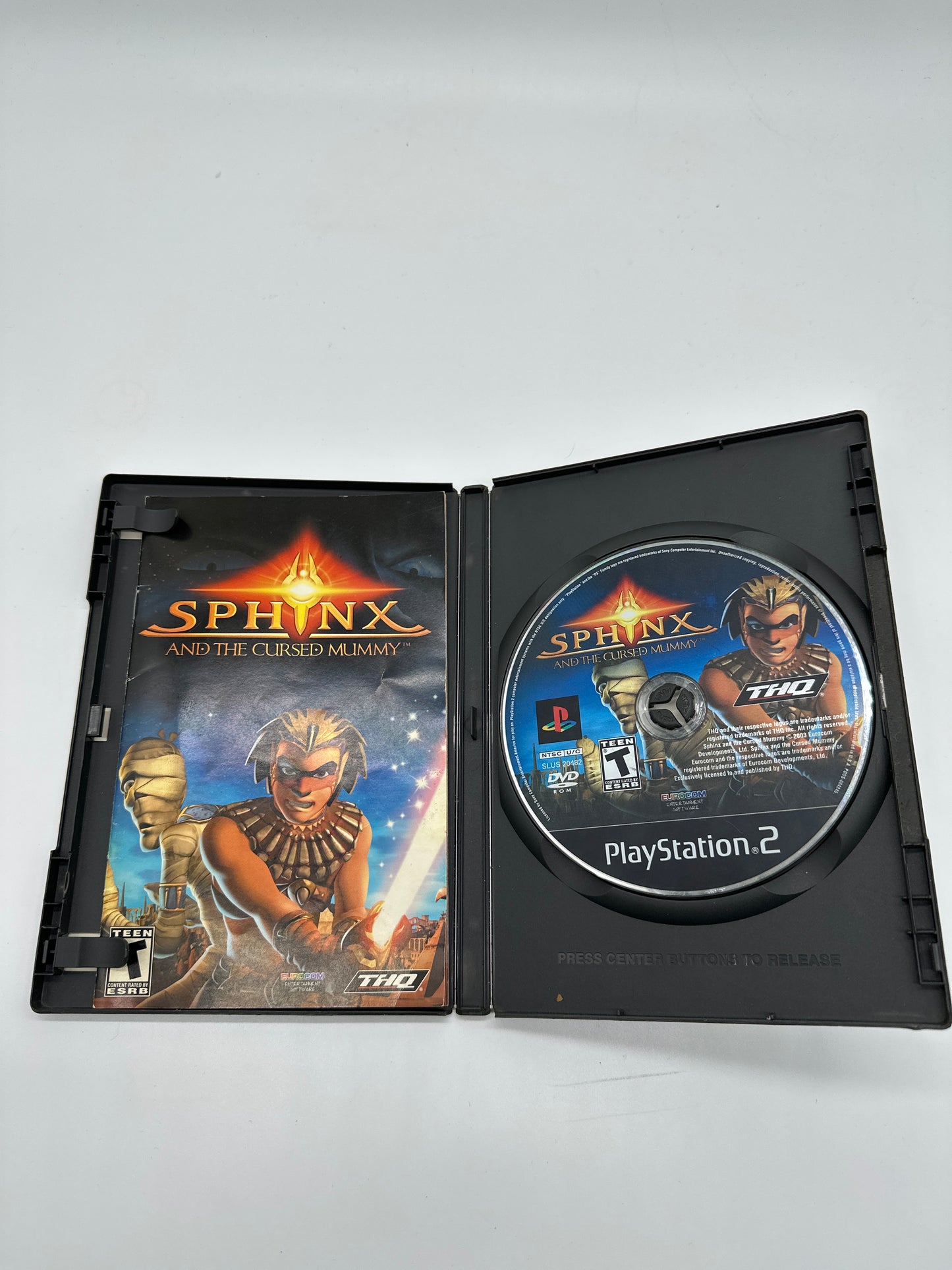 Sphinx and the Cursed Mummy - PlayStation 2 - Action-Adventure Game - Free Shipping