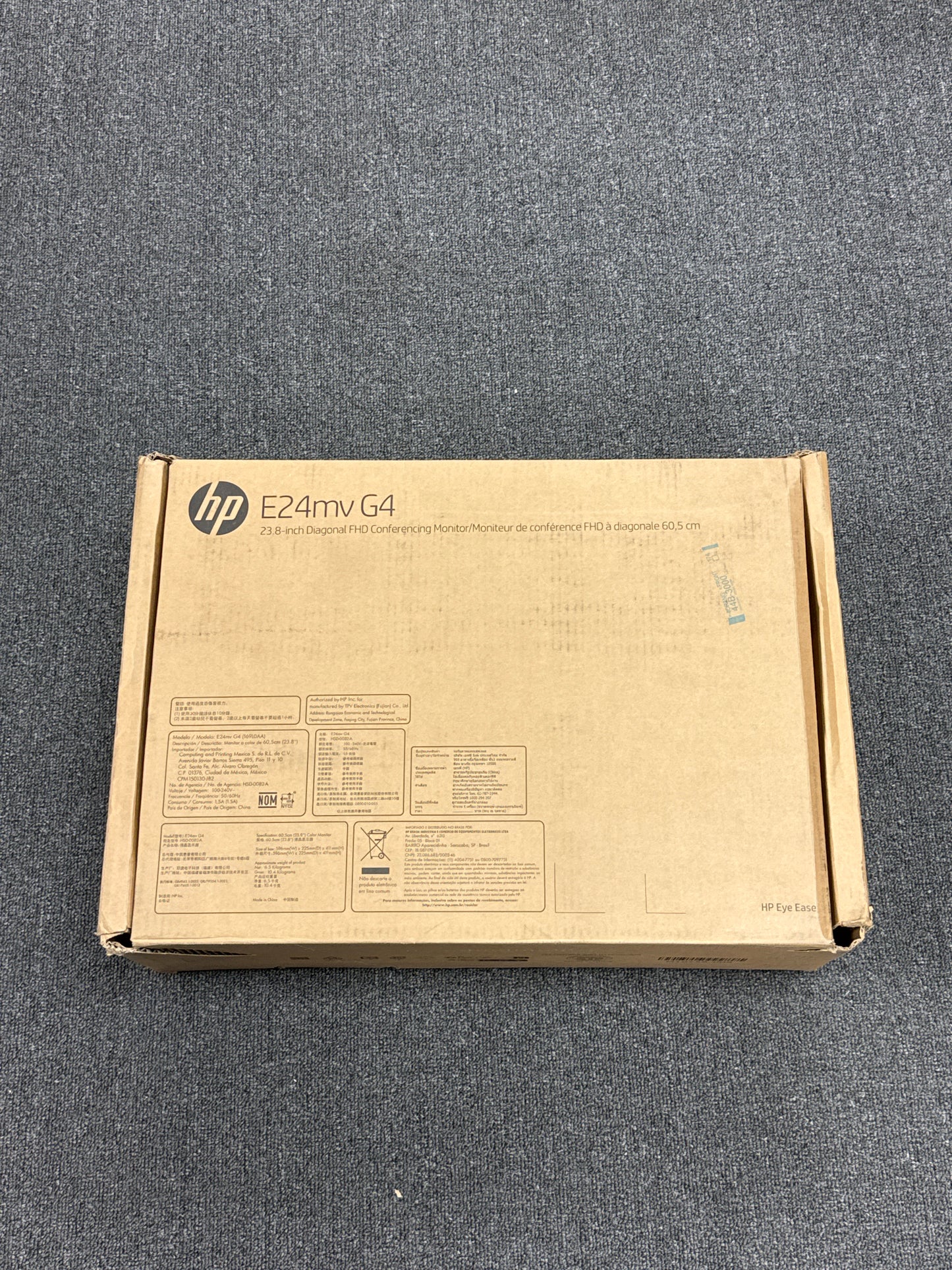 New HP E24mv G4 FHD Conferencing Monitor 23.8 LCD FHD