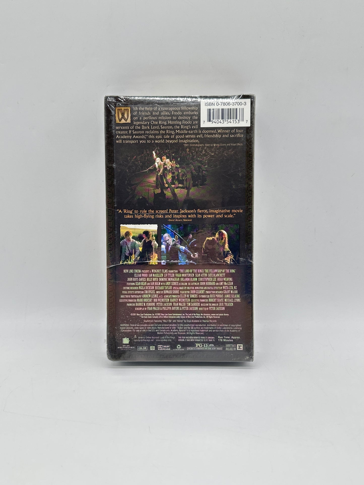 The Lord of the Rings: The Fellowship of the Ring - VHS (2001) - Sealed Pack Brand New