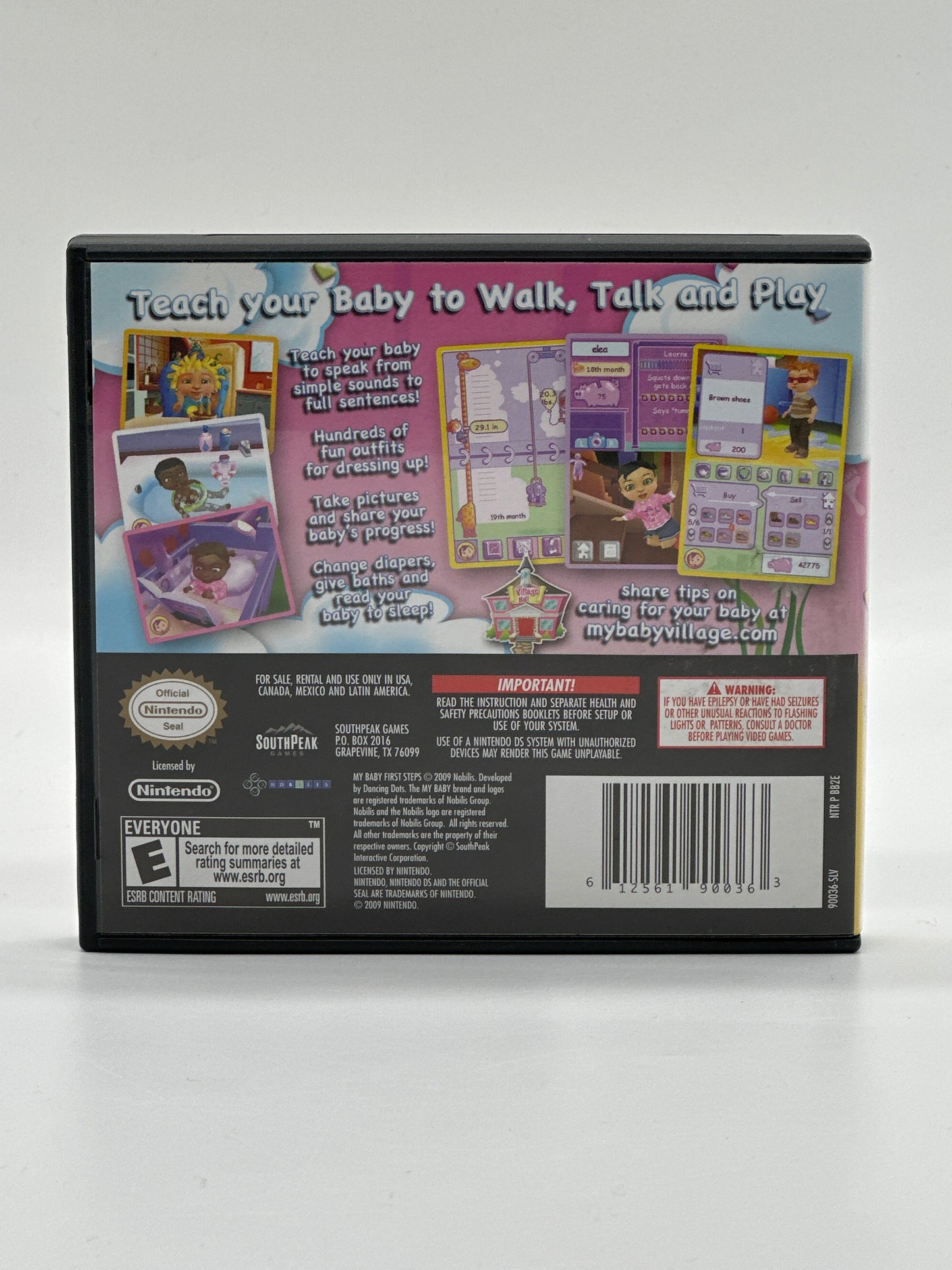 My Baby First Steps Nintendo DS Game - Free Shipping