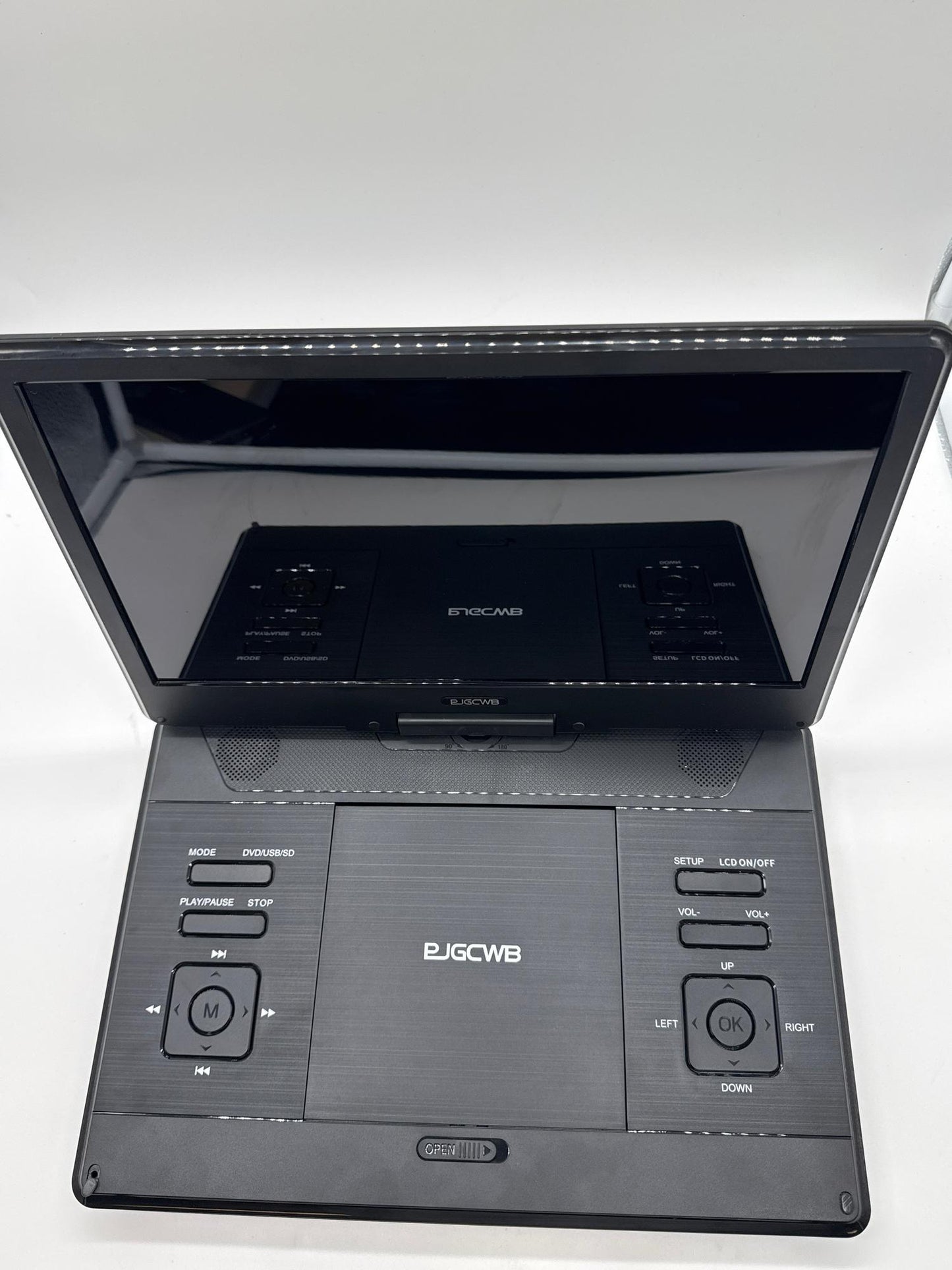 PJGCWB 16.9" Portable DVD Player with Large 14.1" LCD swivel Screen - Black