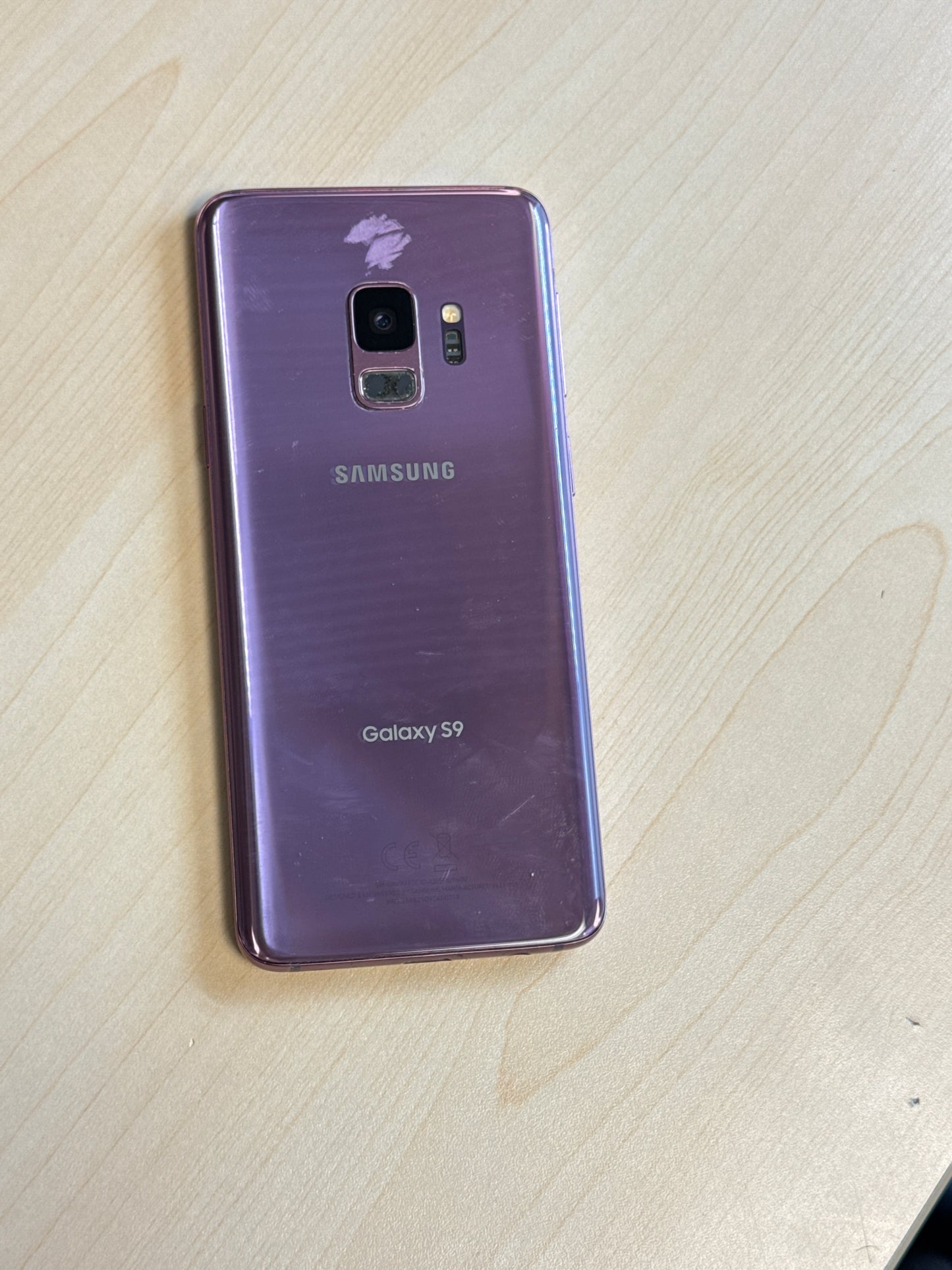 T-Mobile Samsung Galaxy S9 5.8" SM-G960U 64GB 4GB RAM Lilac Purple - Cracked Screen