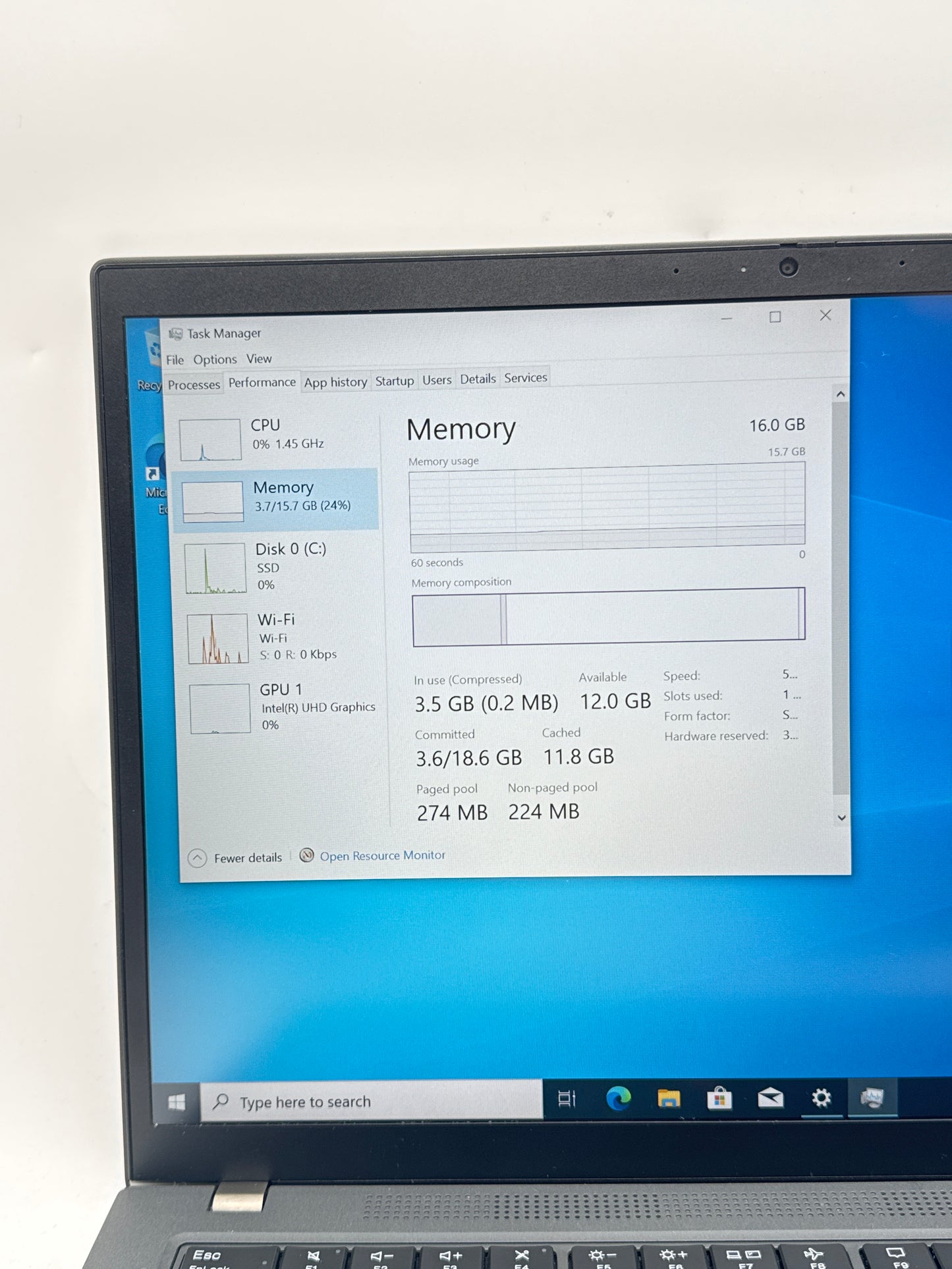 Lenovo Thinkpad P14s Gen 4 Laptop 14-inch Core i5-1340P 16GB RAM 256GB Black