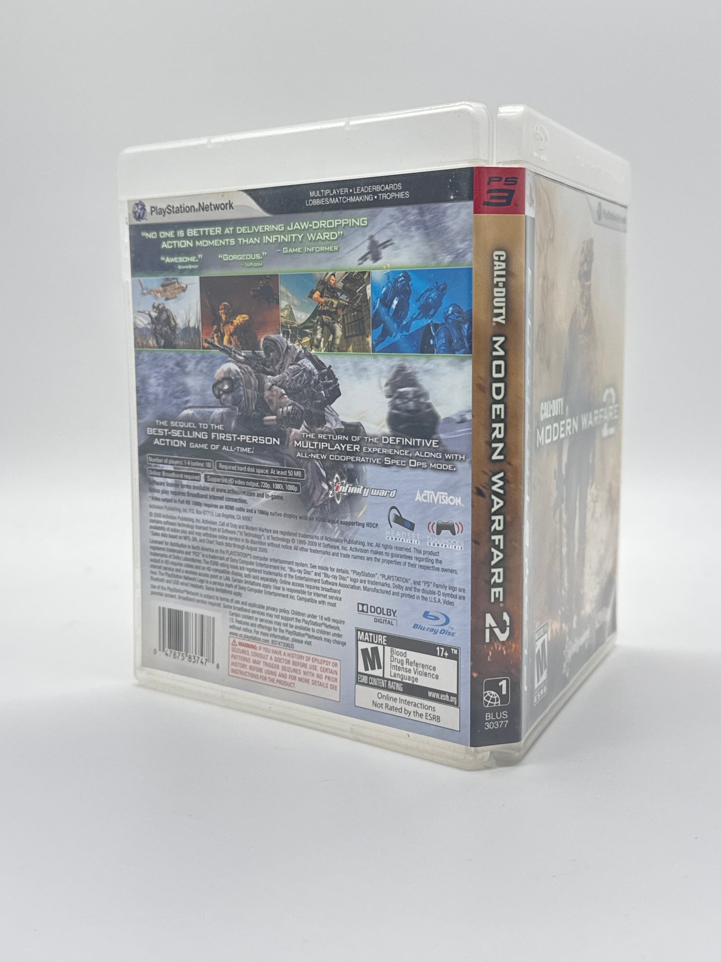 Call of Duty: Modern Warfare 2 – (Sony PlayStation 3 PS3) w/ Manual