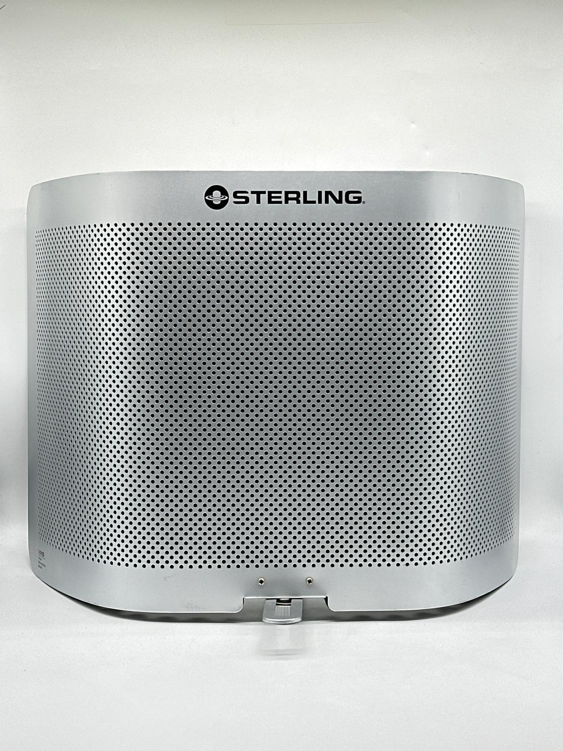 Sterling Audio VMS Vocal Microphone Shield for Professional Recording - Silver