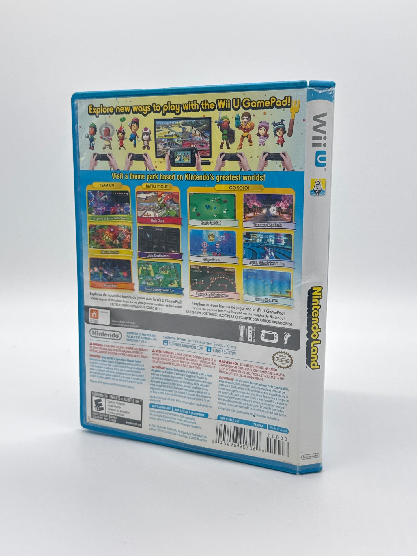 Nintendo Land – Nintendo Wii U Complete in Box (CIB) w/ Manual