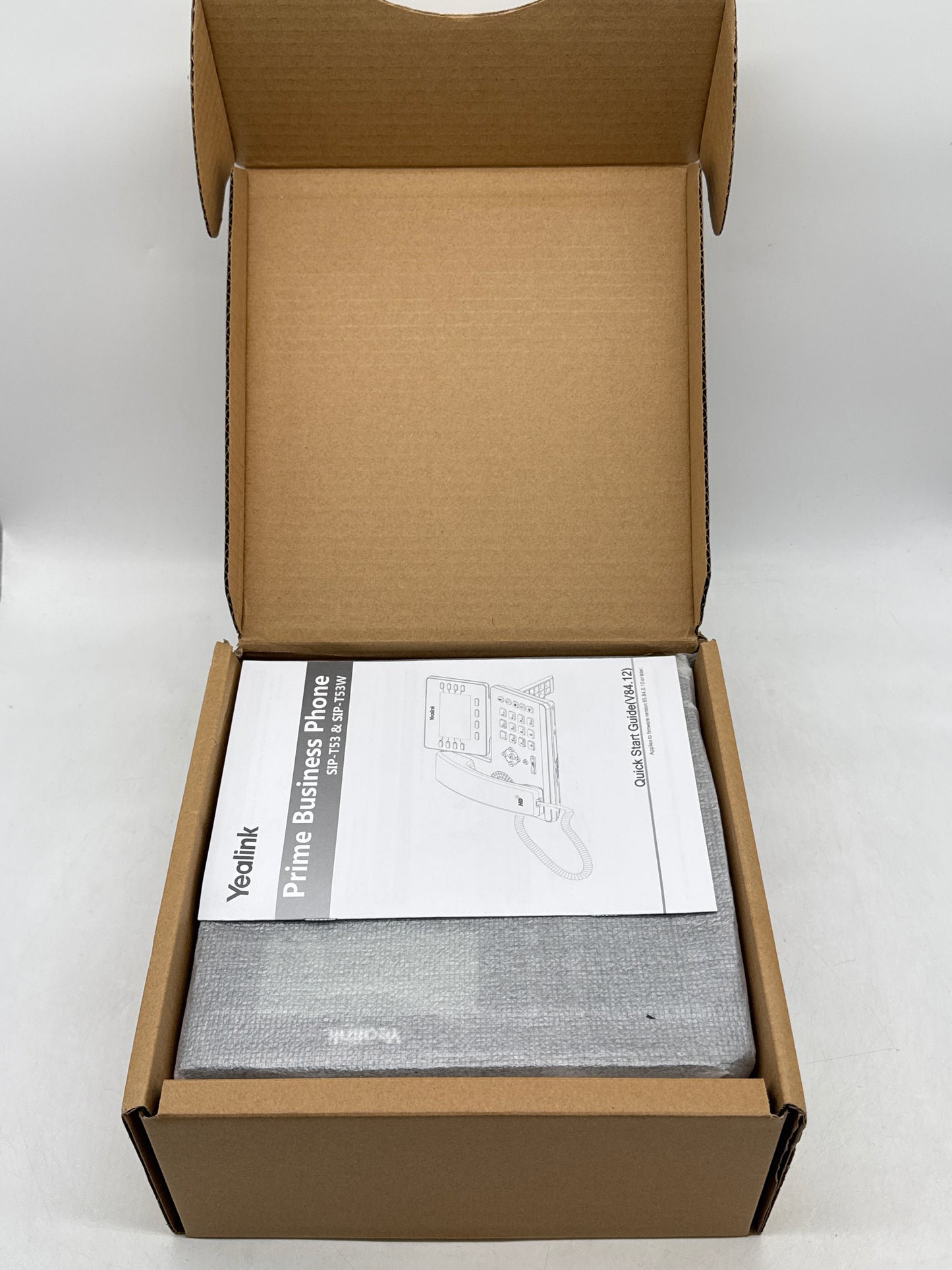New Yealink SIP-T53W 8 Lines IP Phone Black