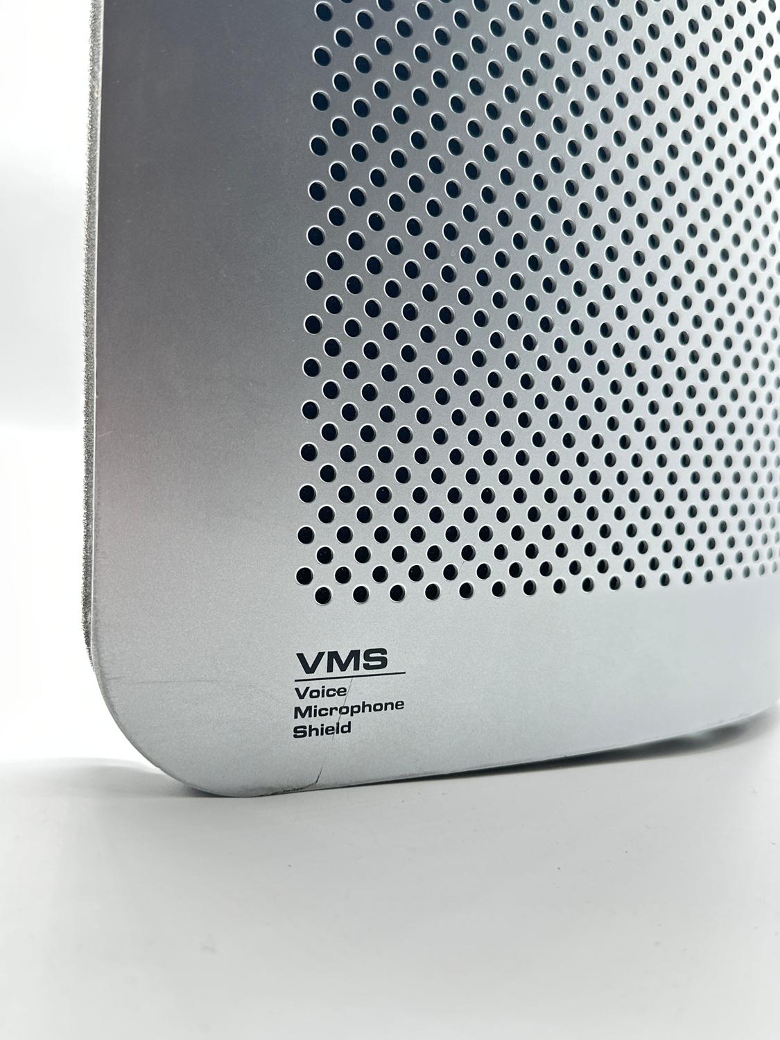 Sterling Audio VMS Vocal Microphone Shield for Professional Recording - Silver