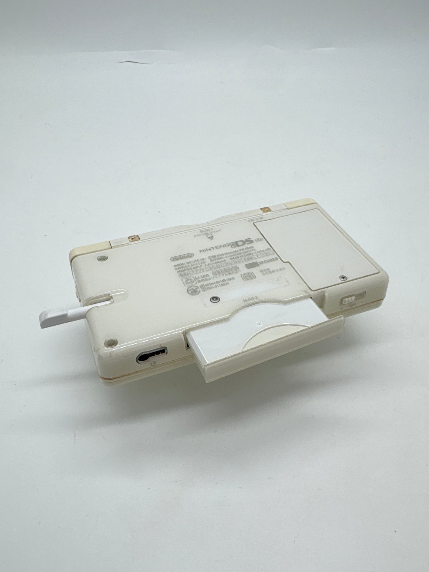 Nintendo DS Lite USG-001 Polar White Console w/ Stylus #36