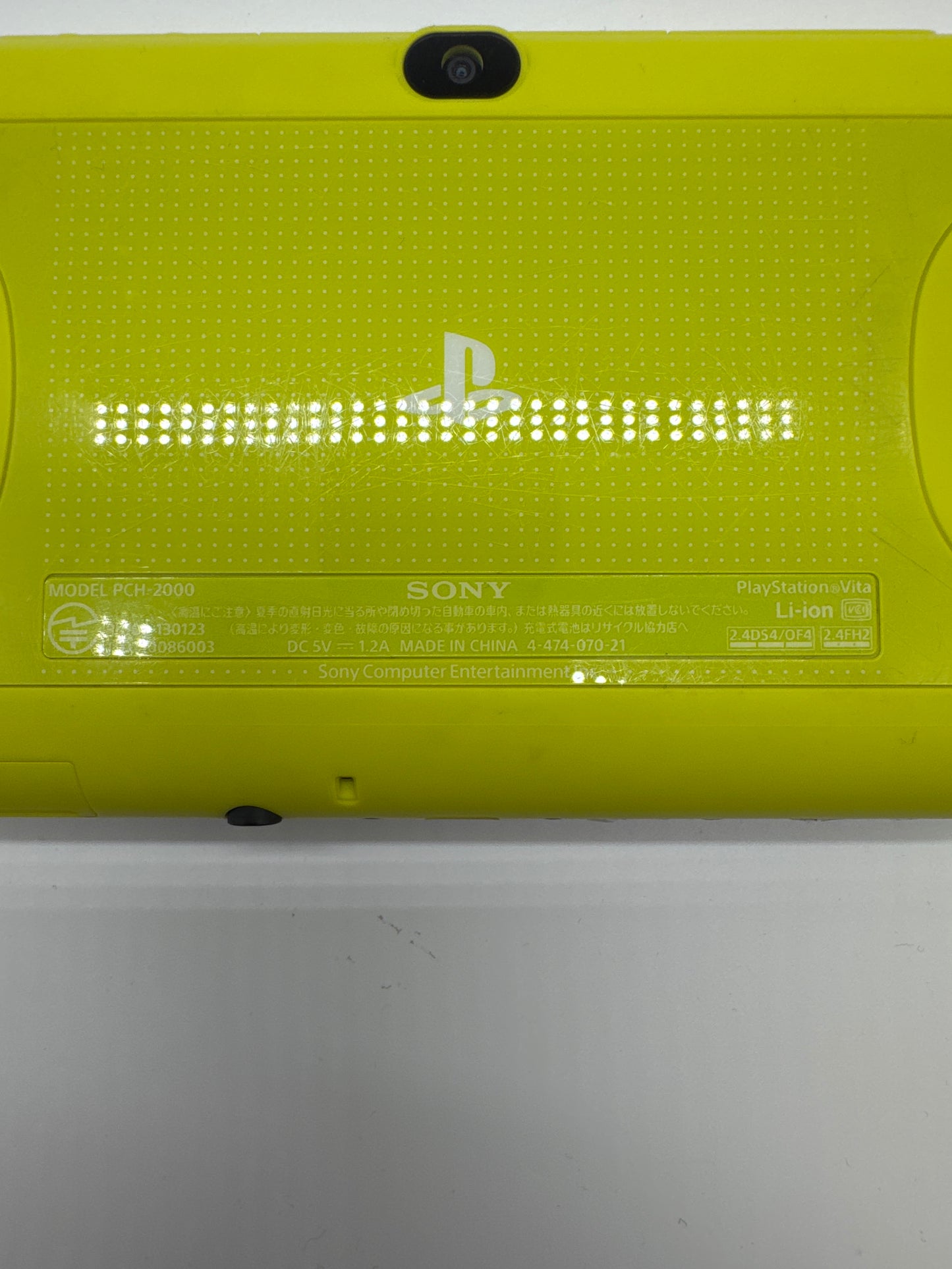 PS Vita PCH-2000 Sony PlayStation Console Lime Green w/Chargers