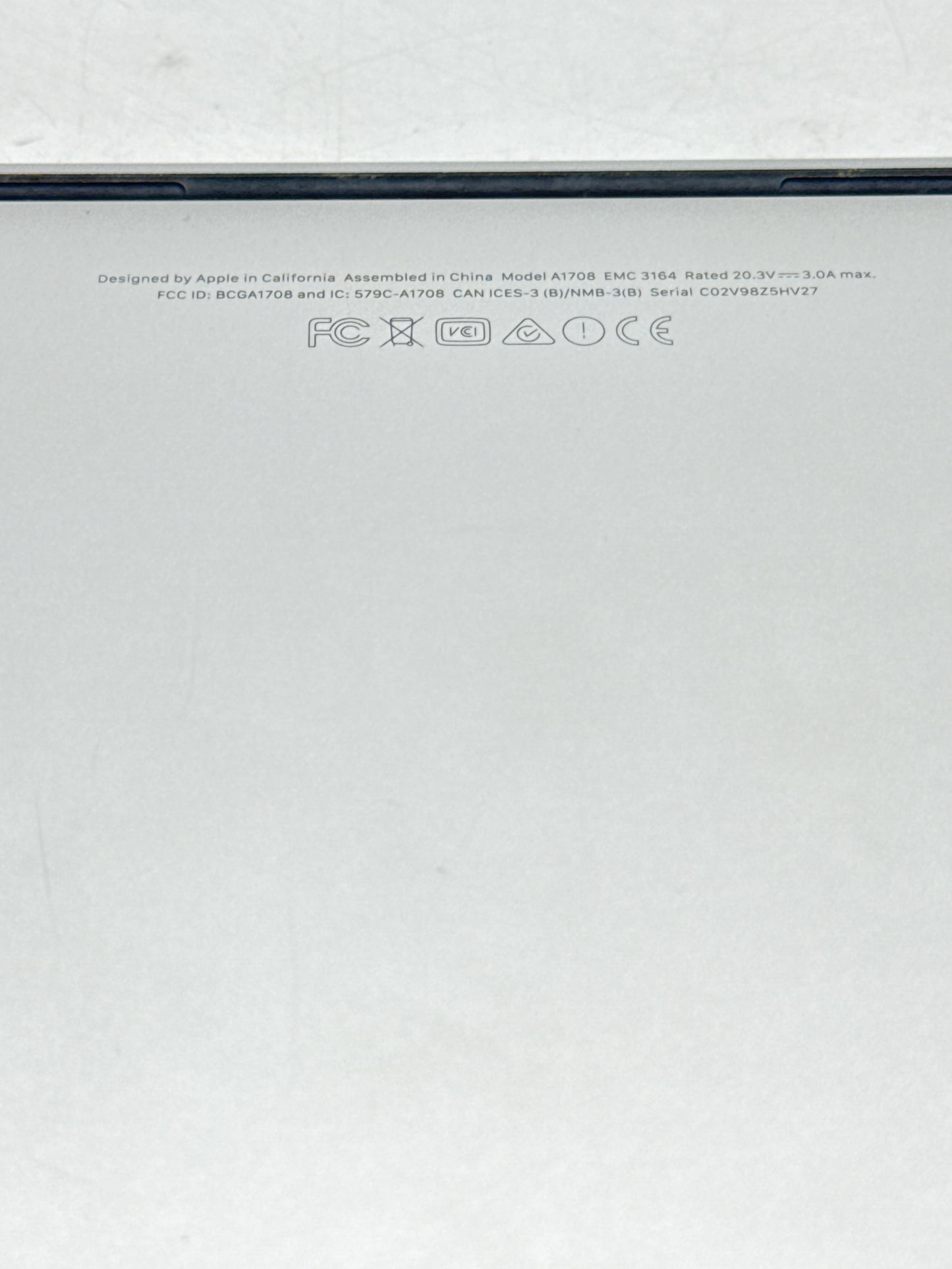 2017 Apple MacBook Pro 13.3" i5 2.3GHz 8GB RAM 128GB SSD A1708! Read