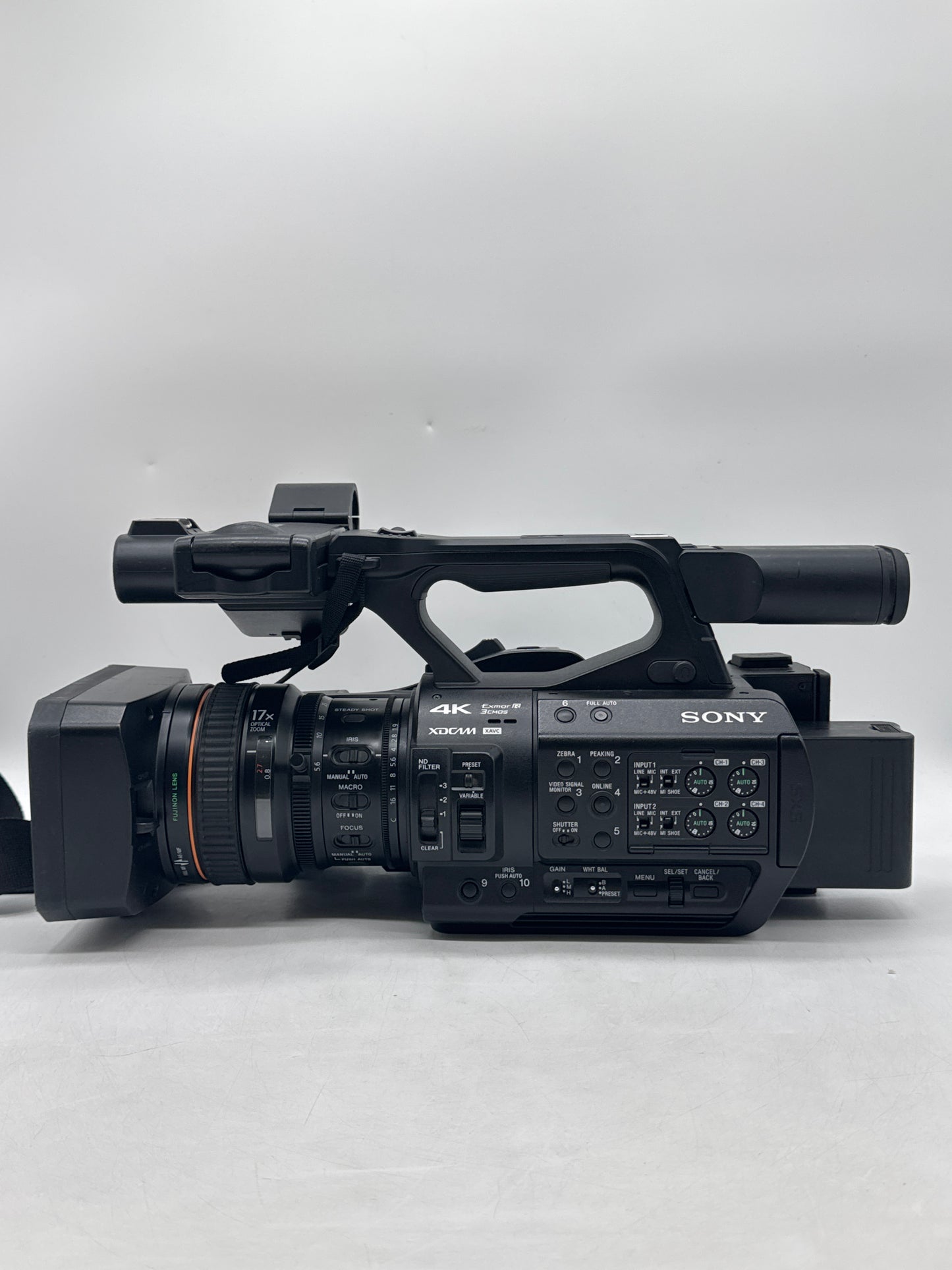 Sony PXW-Z280V 4K XDCAM Professional Camcorder w/2 Batteries - 237 Hours