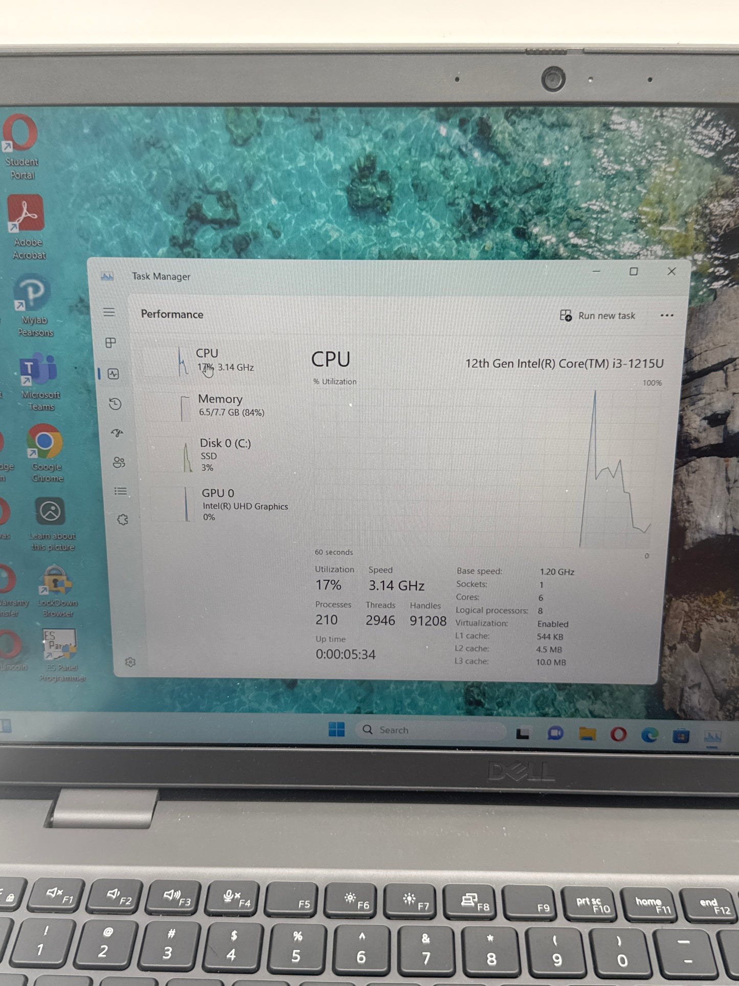 Dell Latitude 3540 15.6" Core i3-1215U 1.20GHz 8GB RAM 256GB SSD Laptop