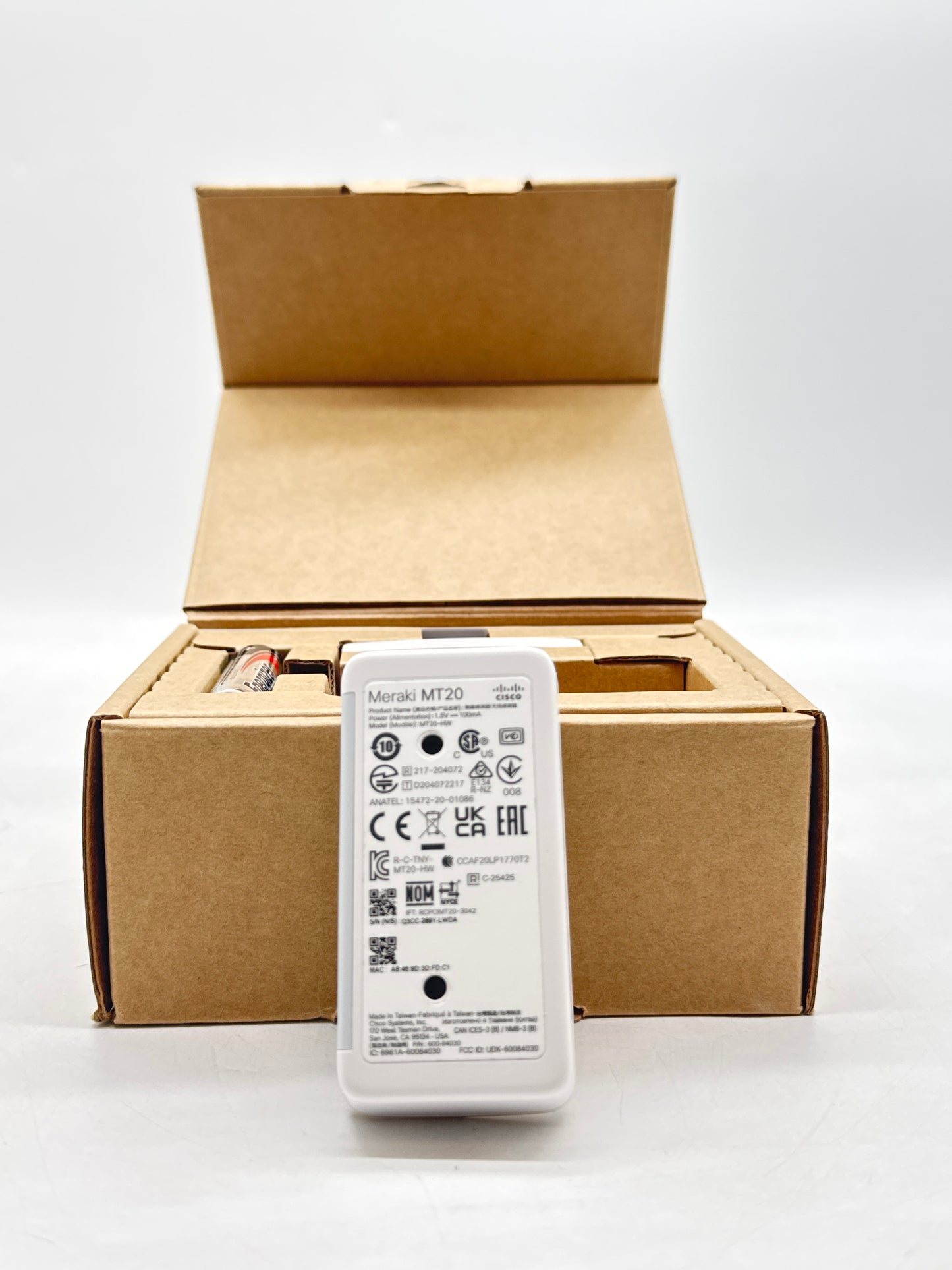 Cisco Meraki MT20 Cloud-Managed Indoor Open/Close Sensor