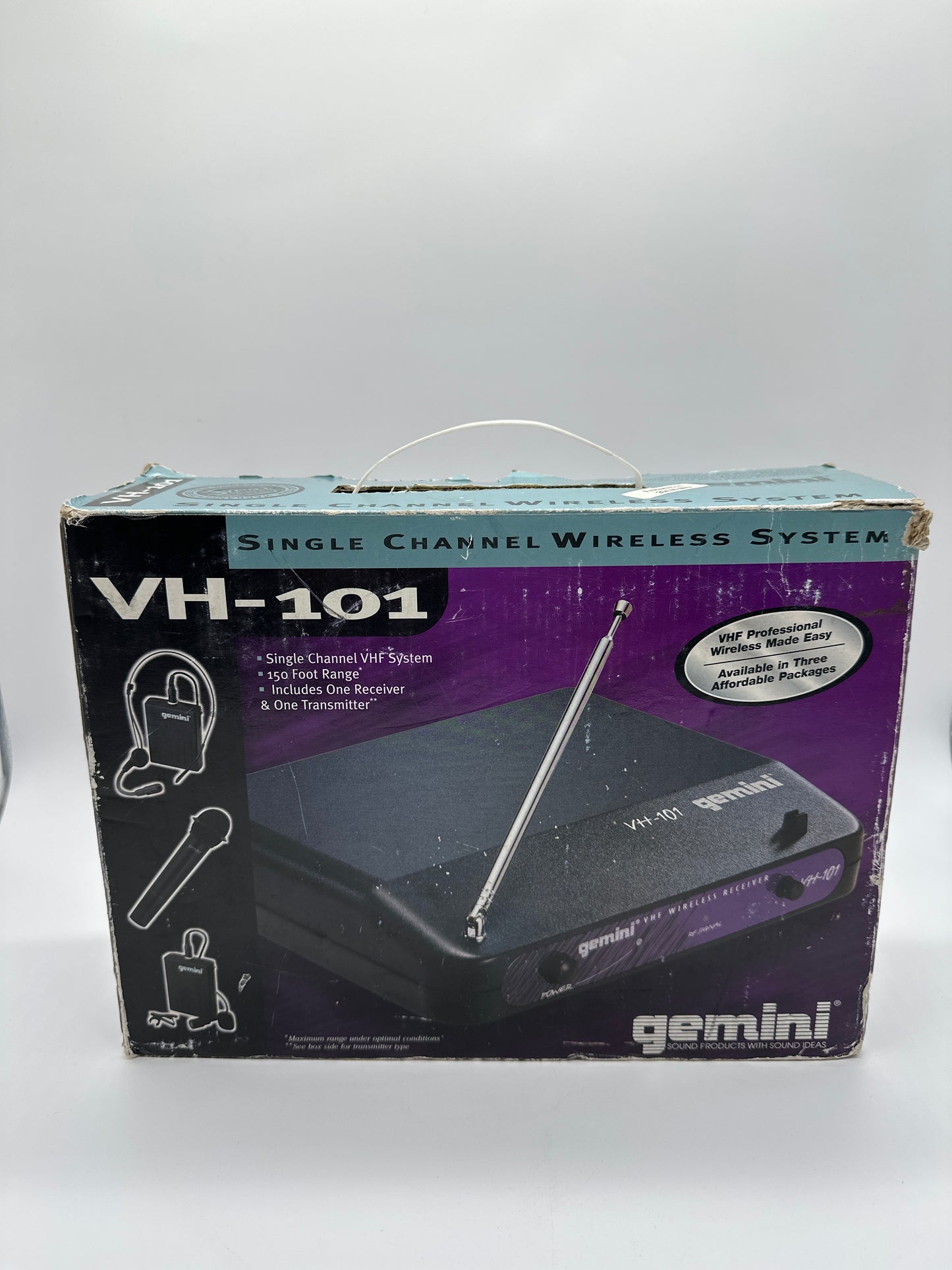 Gemini GCI TECHNOLOGIES VH101 Microphone - Black - Used with Box - Free Shipping