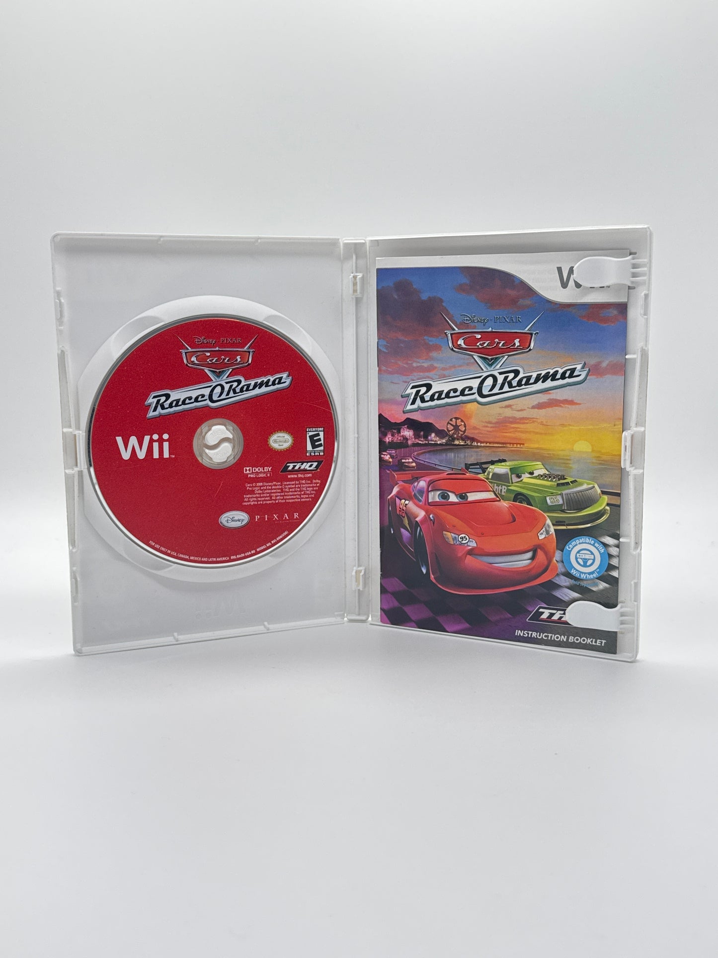 Disney Pixar Cars Race-O-Rama (Nintendo Wii, 2009) w/ Manual