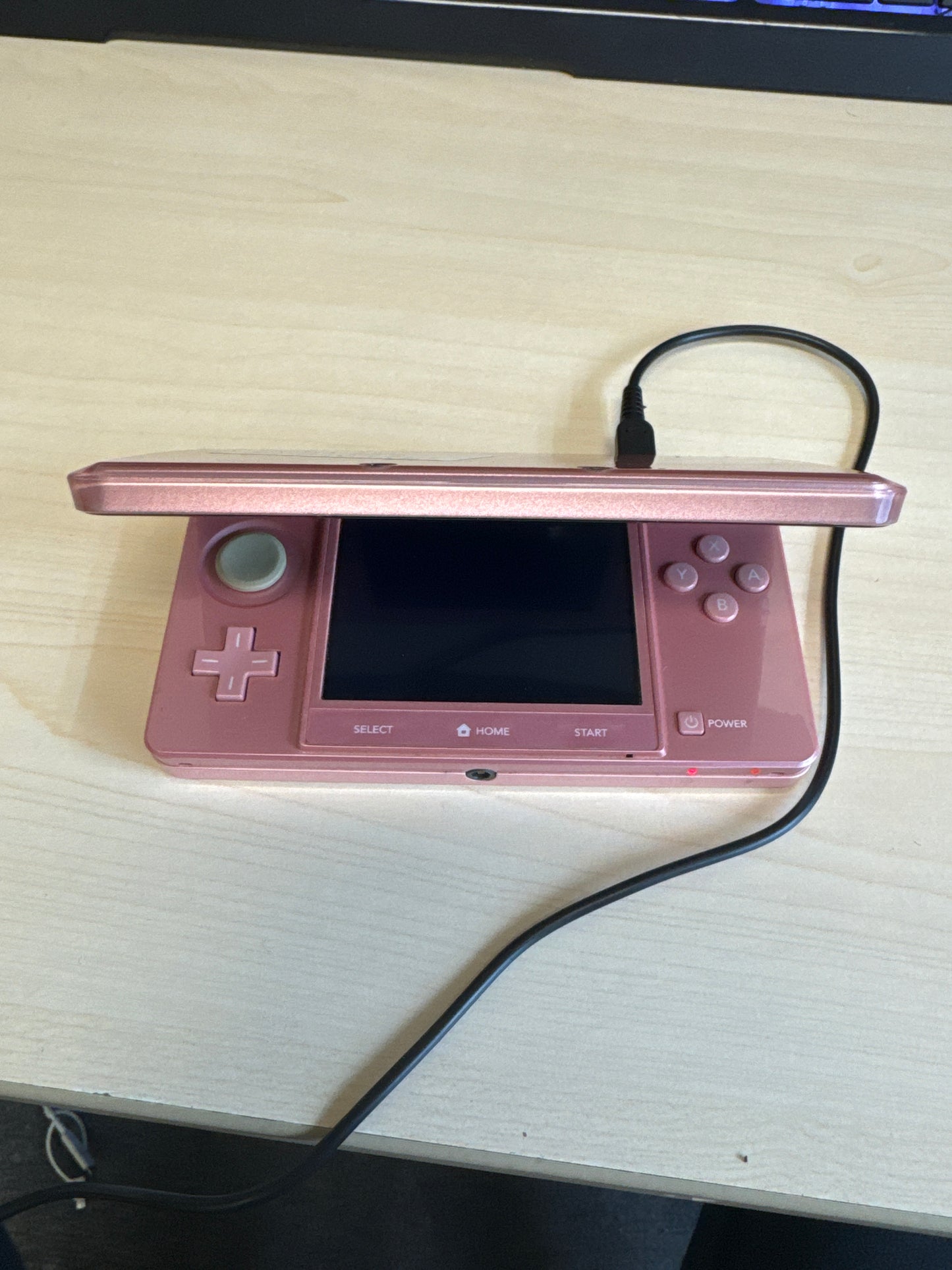 Nintendo 3DS CTR-001 JPN Handheld Video Game Console Pearl Pink - Bad Display