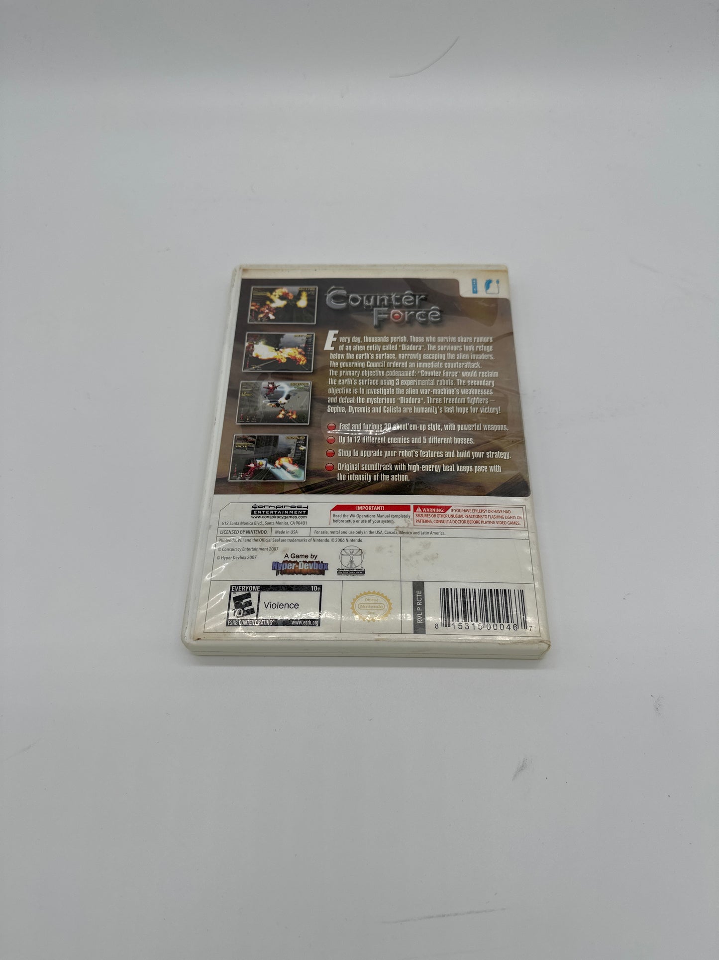 Counter Force - Nintendo Wii Game - Free Shipping