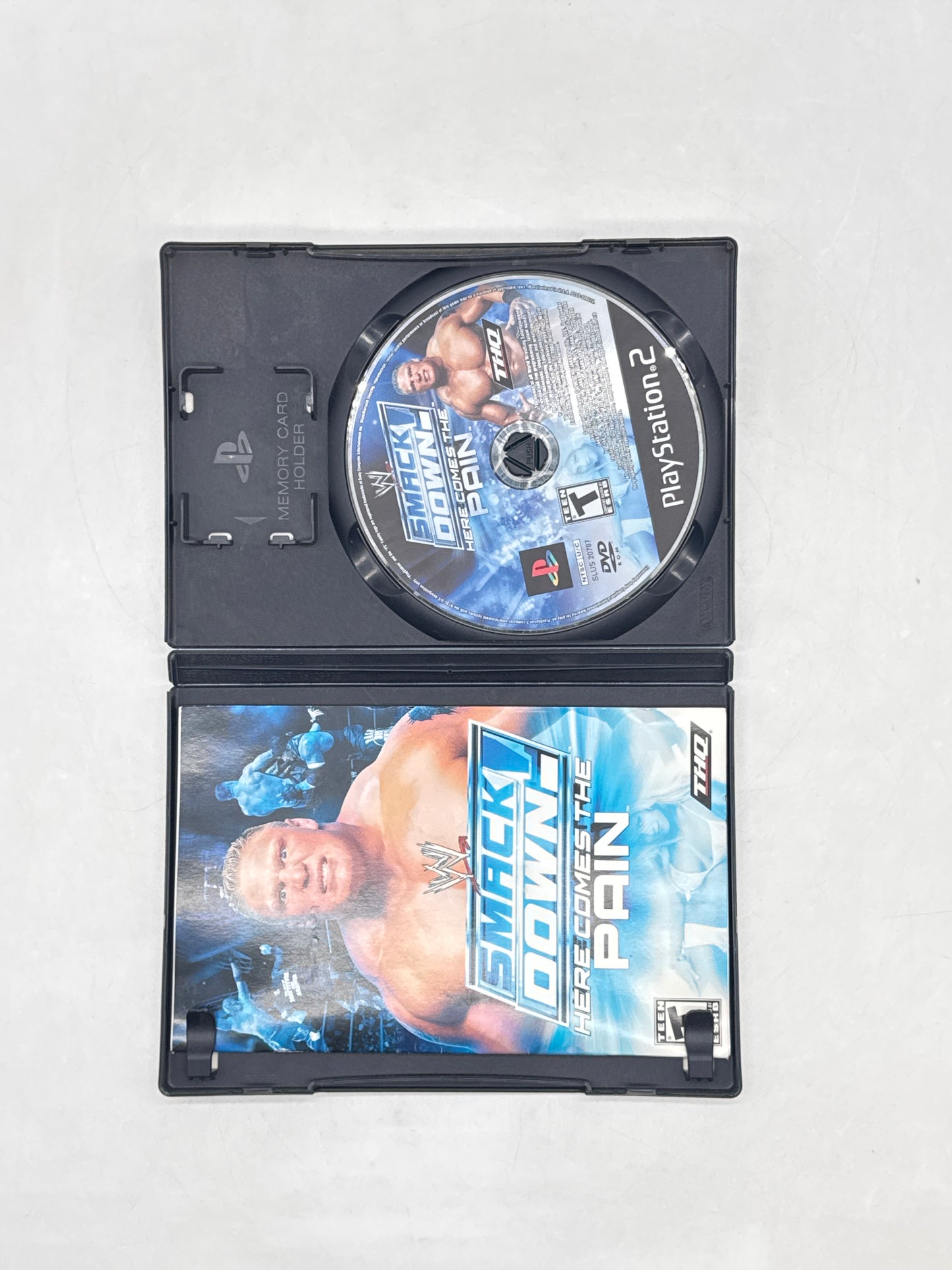 Playstation 2 WWE Smackdown Here Comes the Pain Video Game with Box - Used