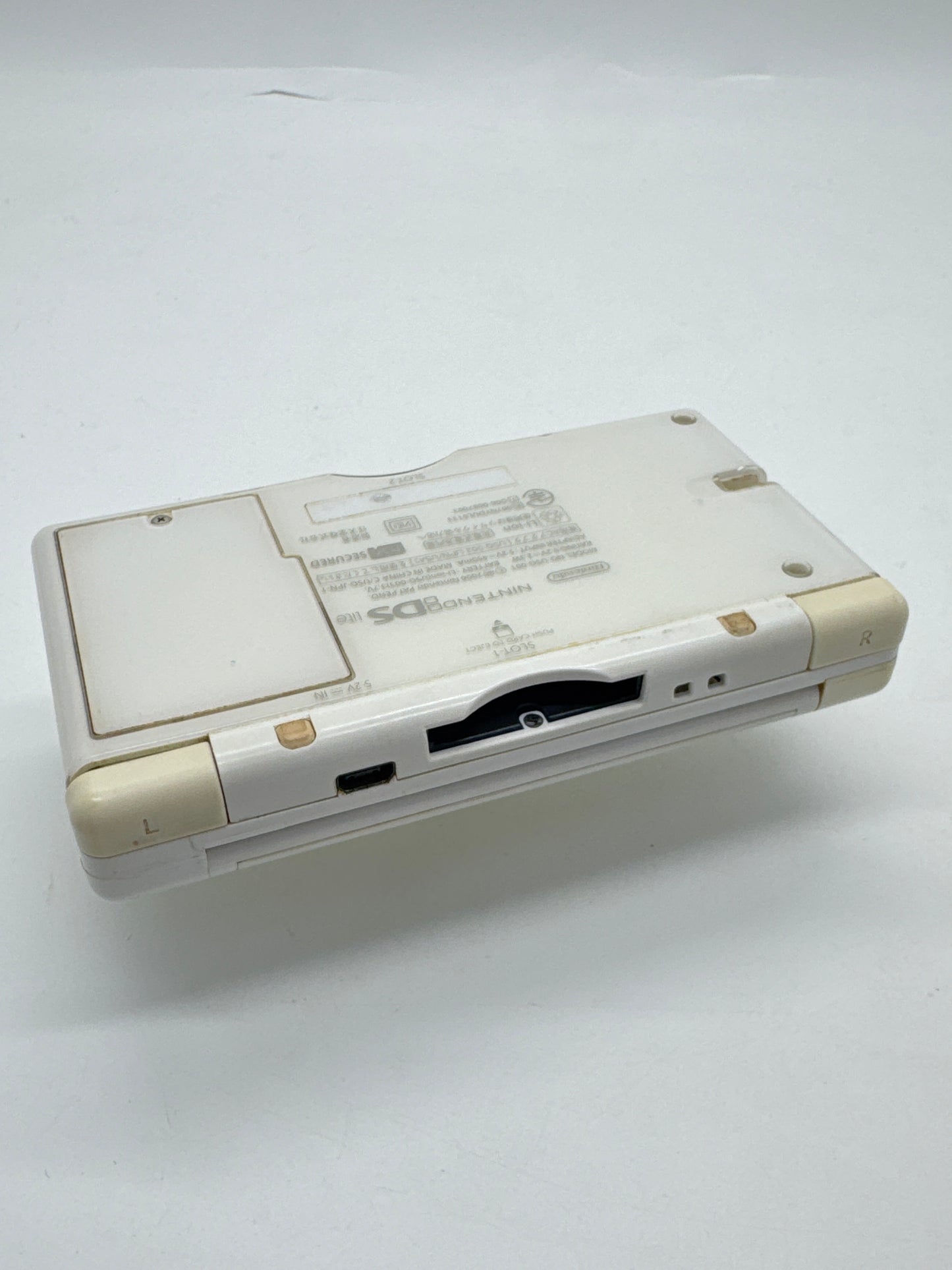 Nintendo DS Lite USG-001 Polar White Console #43 Loose Hinge