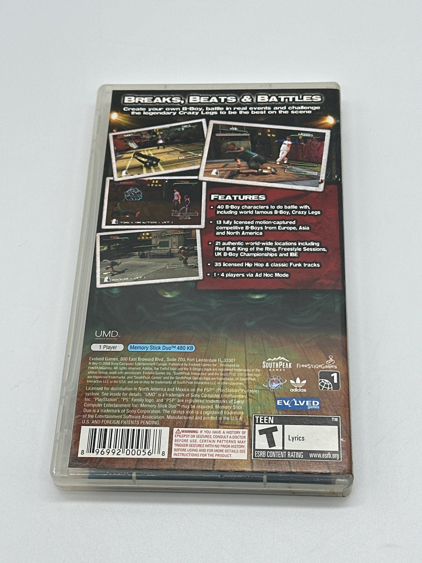 B-Boy for PSP - Free Shipping