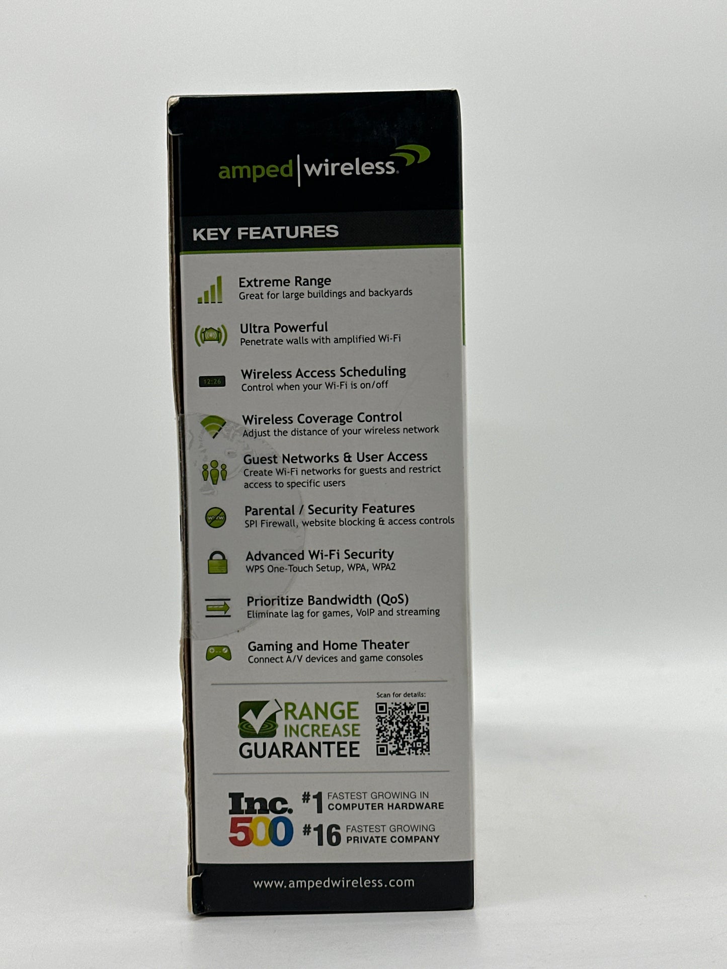 Amped HIGH POWER WIFI-N 600MW ROUTER, LONG RNG 10000 SQ FT WL COVERAGE (R10000)