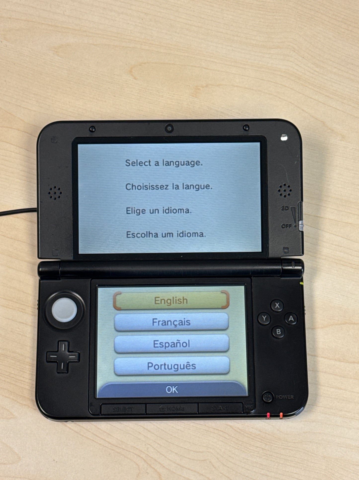 Nintendo 3DS XL SPR-001 USA Handheld Console Blue Black #10
