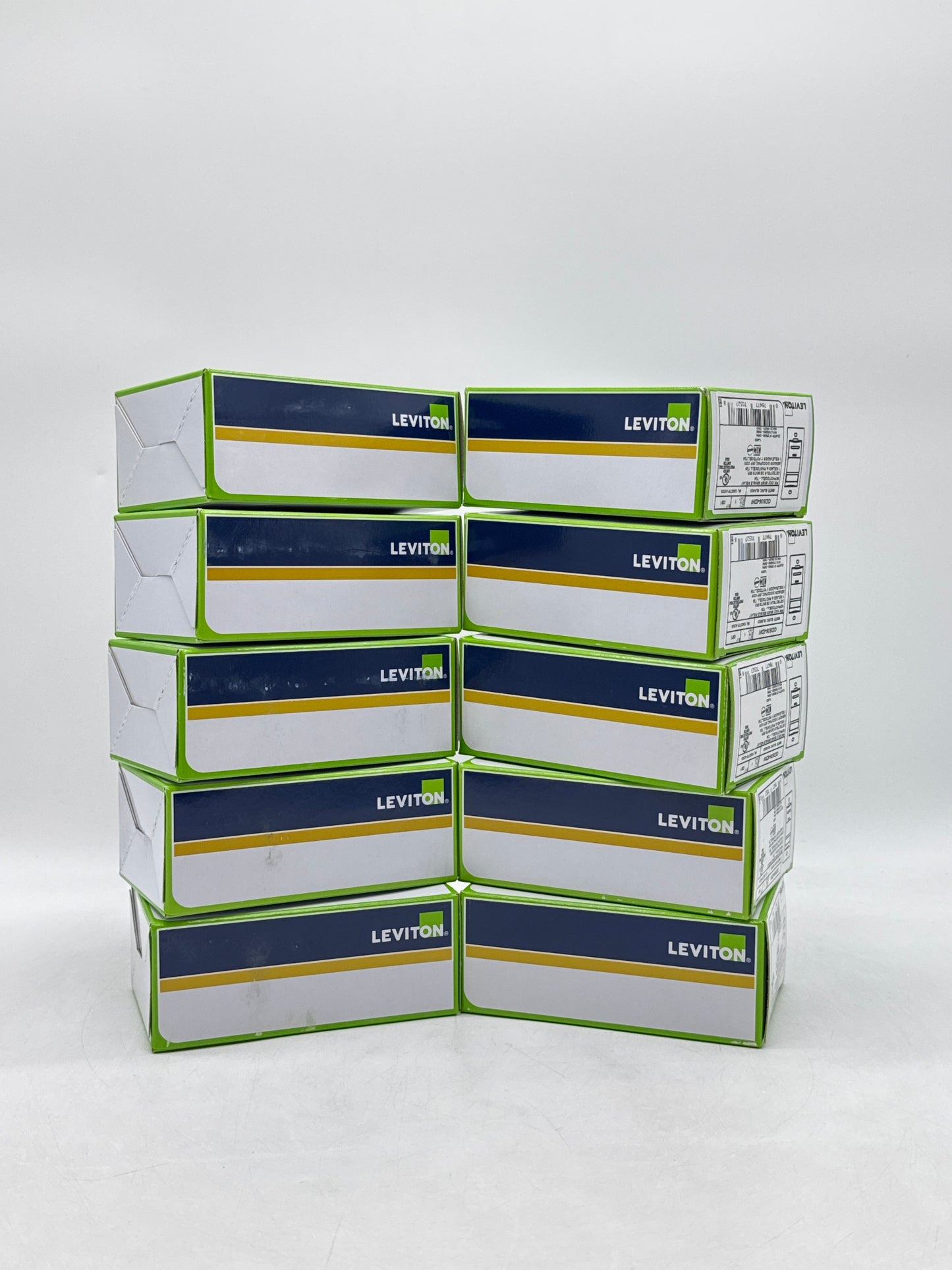 New Lot of 10 Leviton ODS06-IDW Sensor Wall Switch