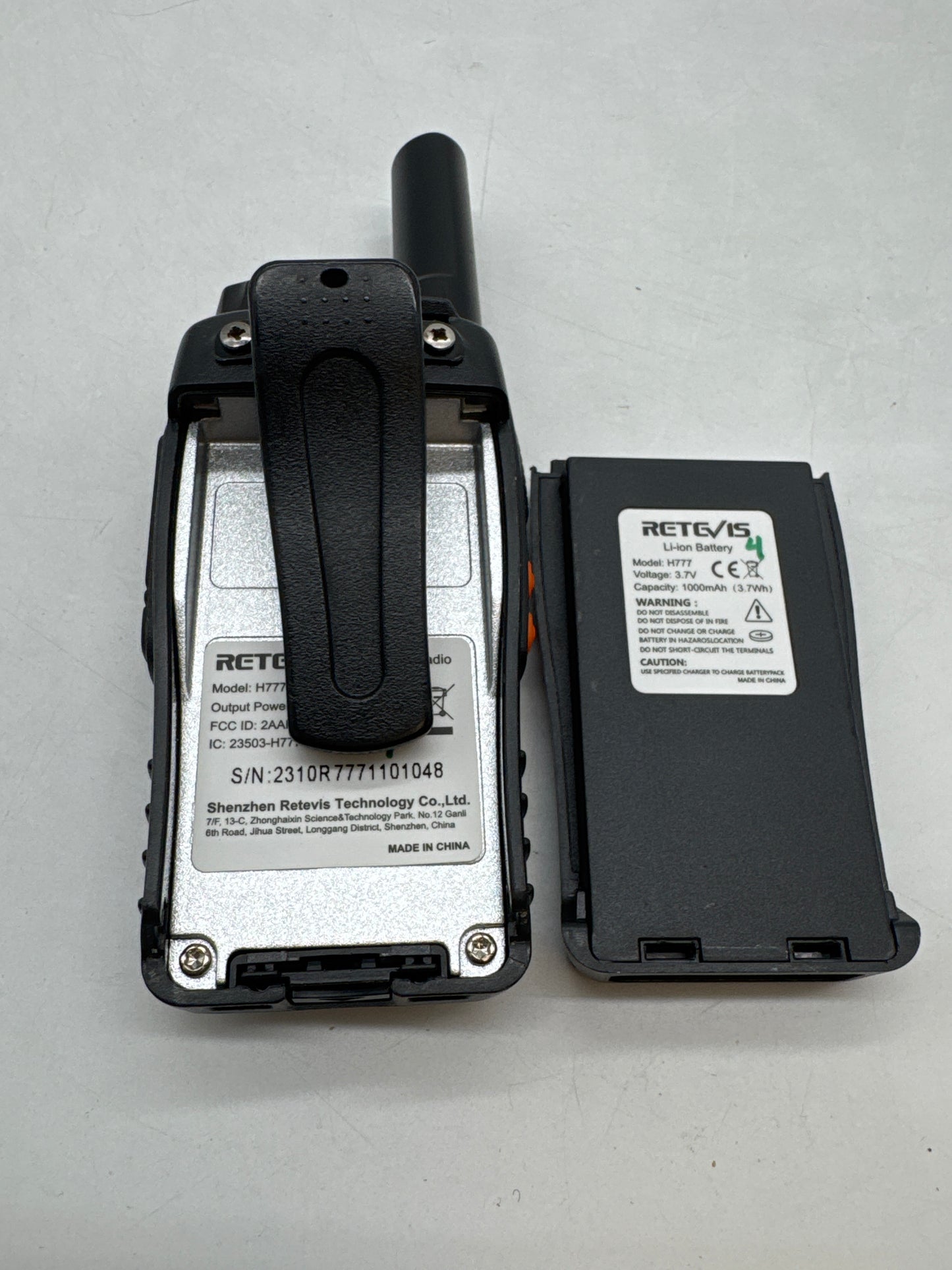Retevis RETC 15 H777 Two-Way Radio Walkie-Talkie with Battery