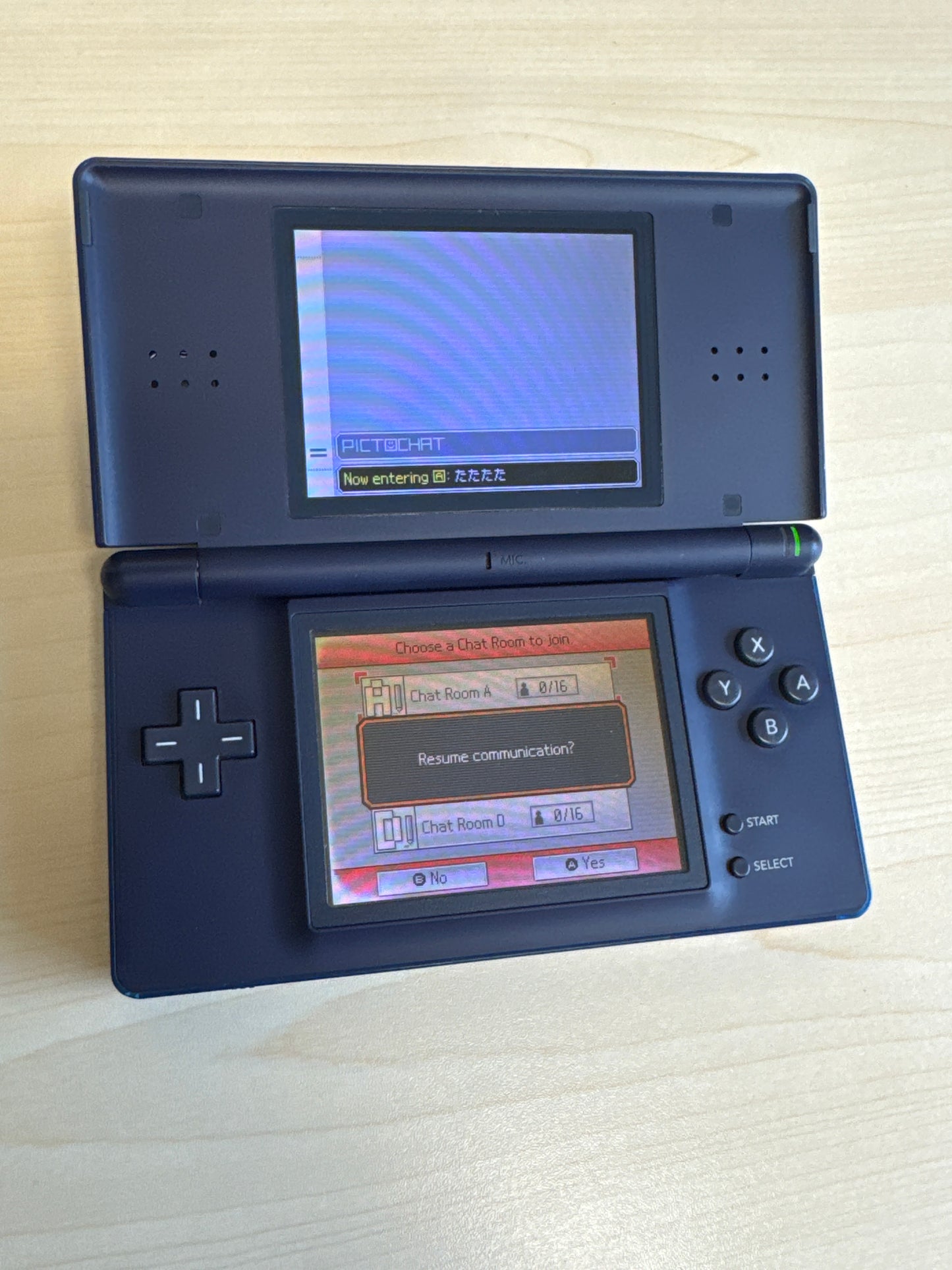 Nintendo DS Lite USG-001 Cobalt Blue Handheld Console Only - Read!