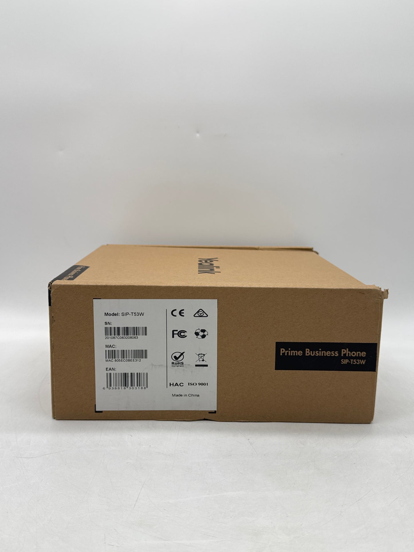 New Yealink SIP-T53W 8 Lines IP Phone Black
