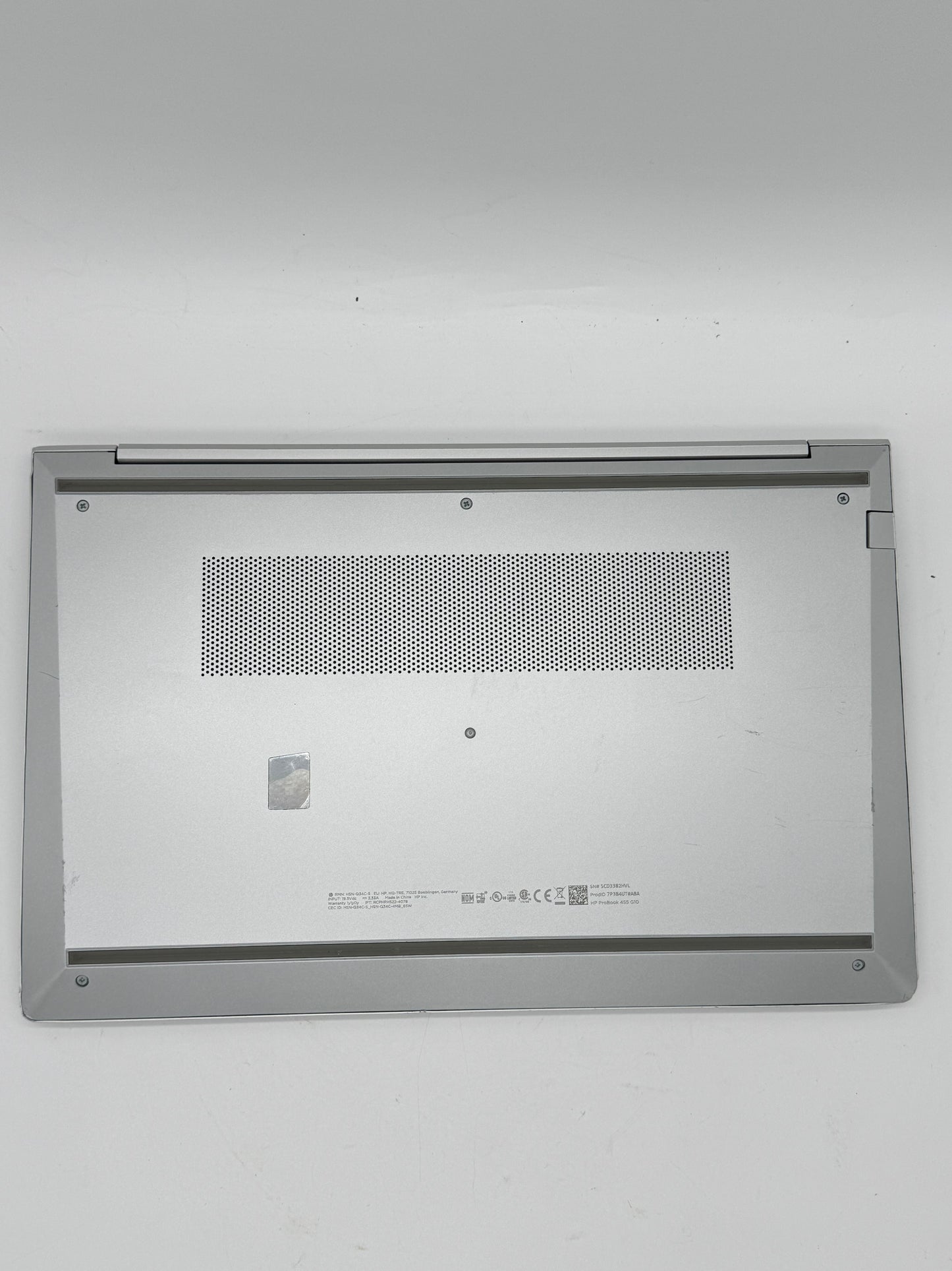 HP ProBook 455 G10 15.6 FHD 2.0 GHz Ryzen 7 7730U 512GB SSD 16GB RAM Silver