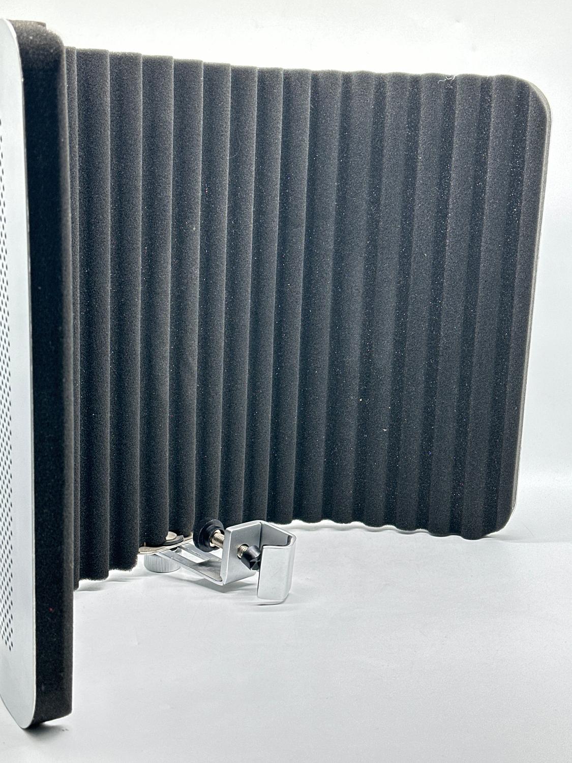 Sterling Audio VMS Vocal Microphone Shield for Professional Recording - Silver