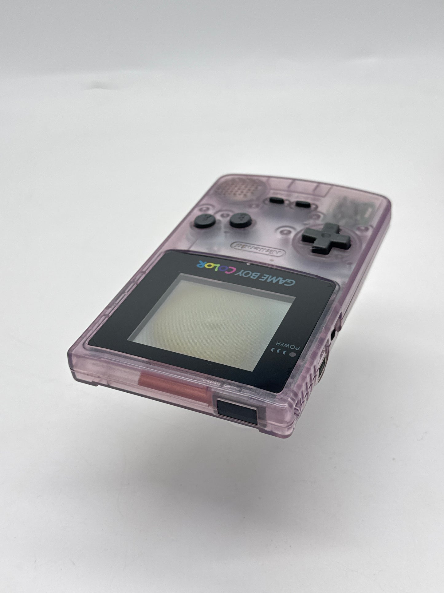 Nintendo Game Boy Color CGB-001 Atomic Purple Console #16 Missing Battery Lid