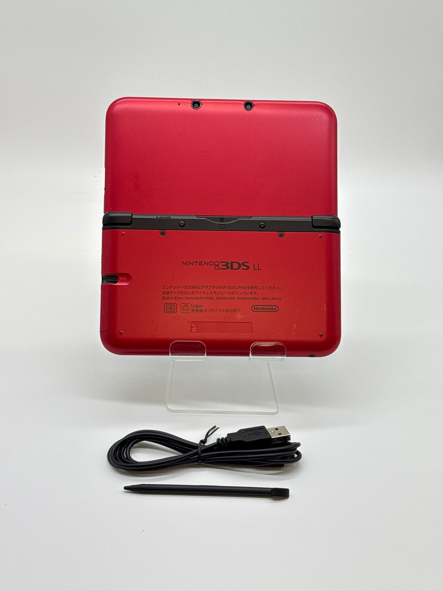 Nintendo 3DS XL LL SPR-001(JPN) Red/Black Console #25