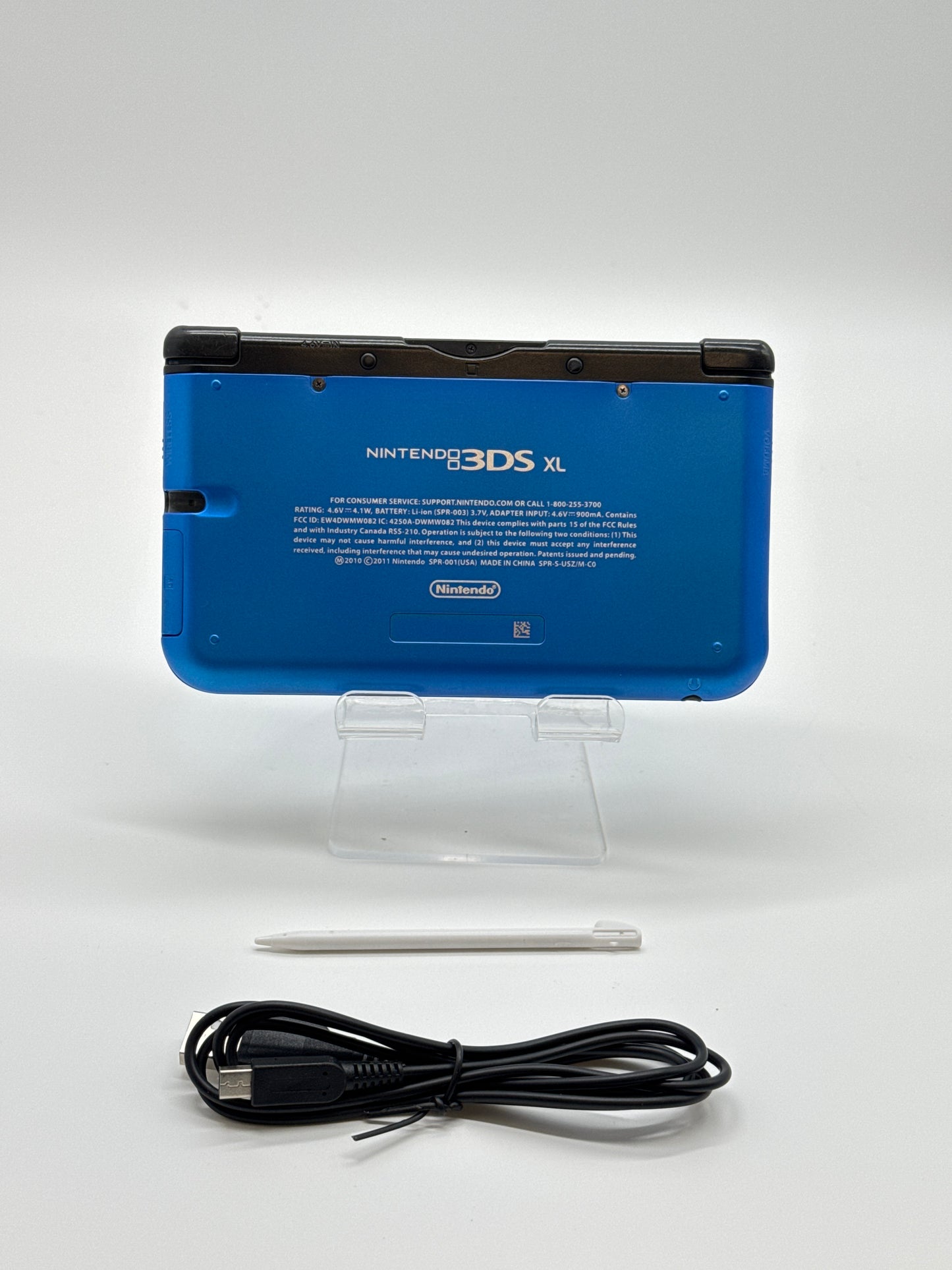 Nintendo 3DS XL SPR-001 USA Handheld Console Blue Black #2