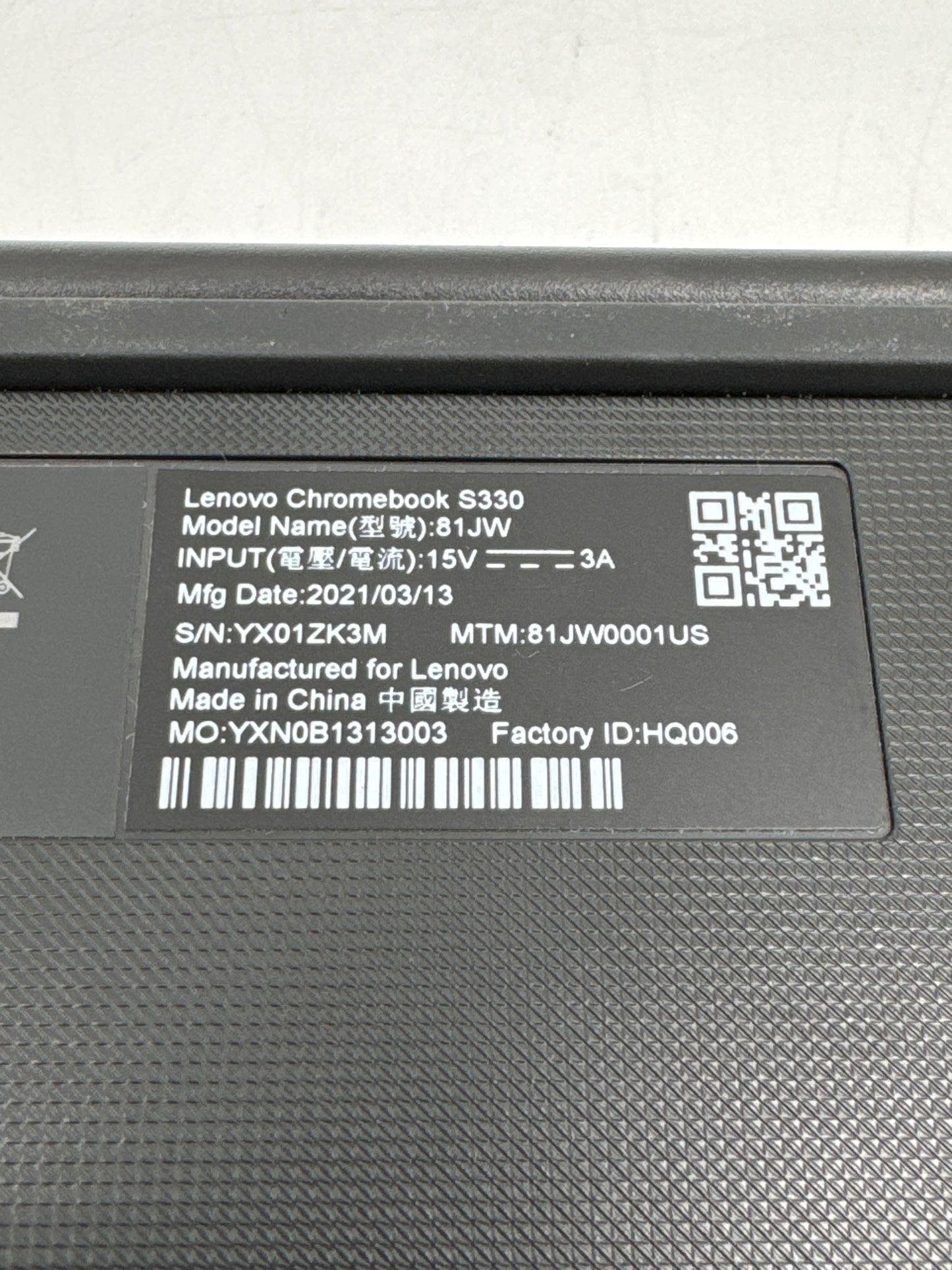 Lenovo Chromebook S330 14" MediaTek MT8173C 4GB 64GB eMMC !READ