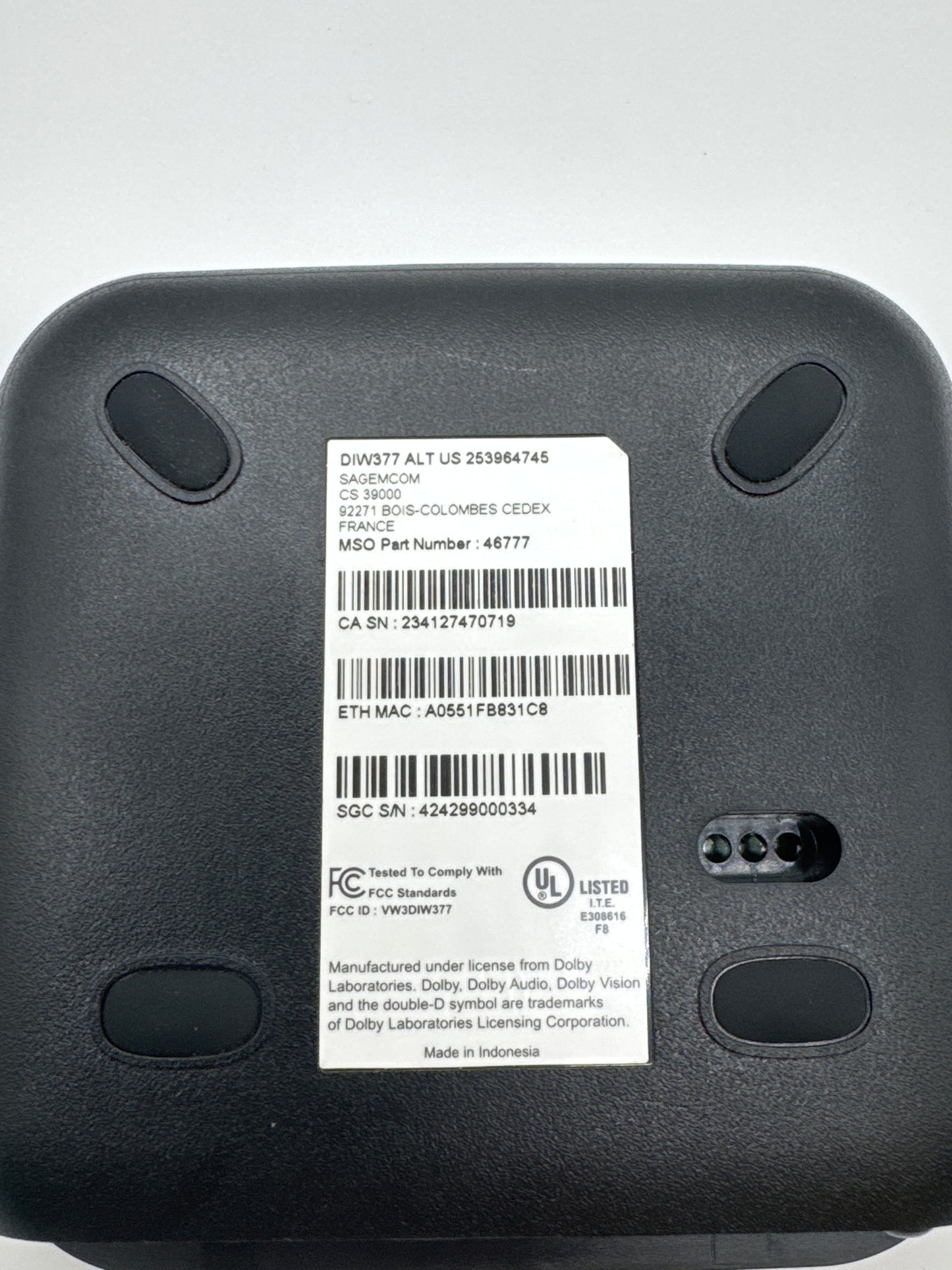 Optimum Stream Set Top Box Media Streamer DIW377