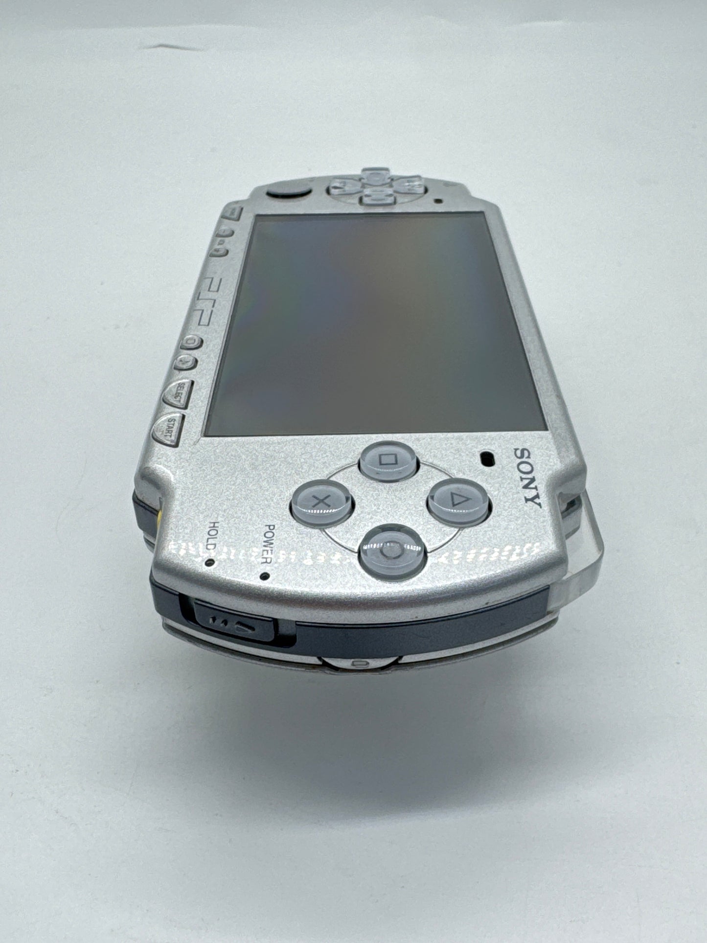 Sony PSP-2000 Mystic Silver Console w/ 1200mAh Battery #90 BAD SCREEN AS IS