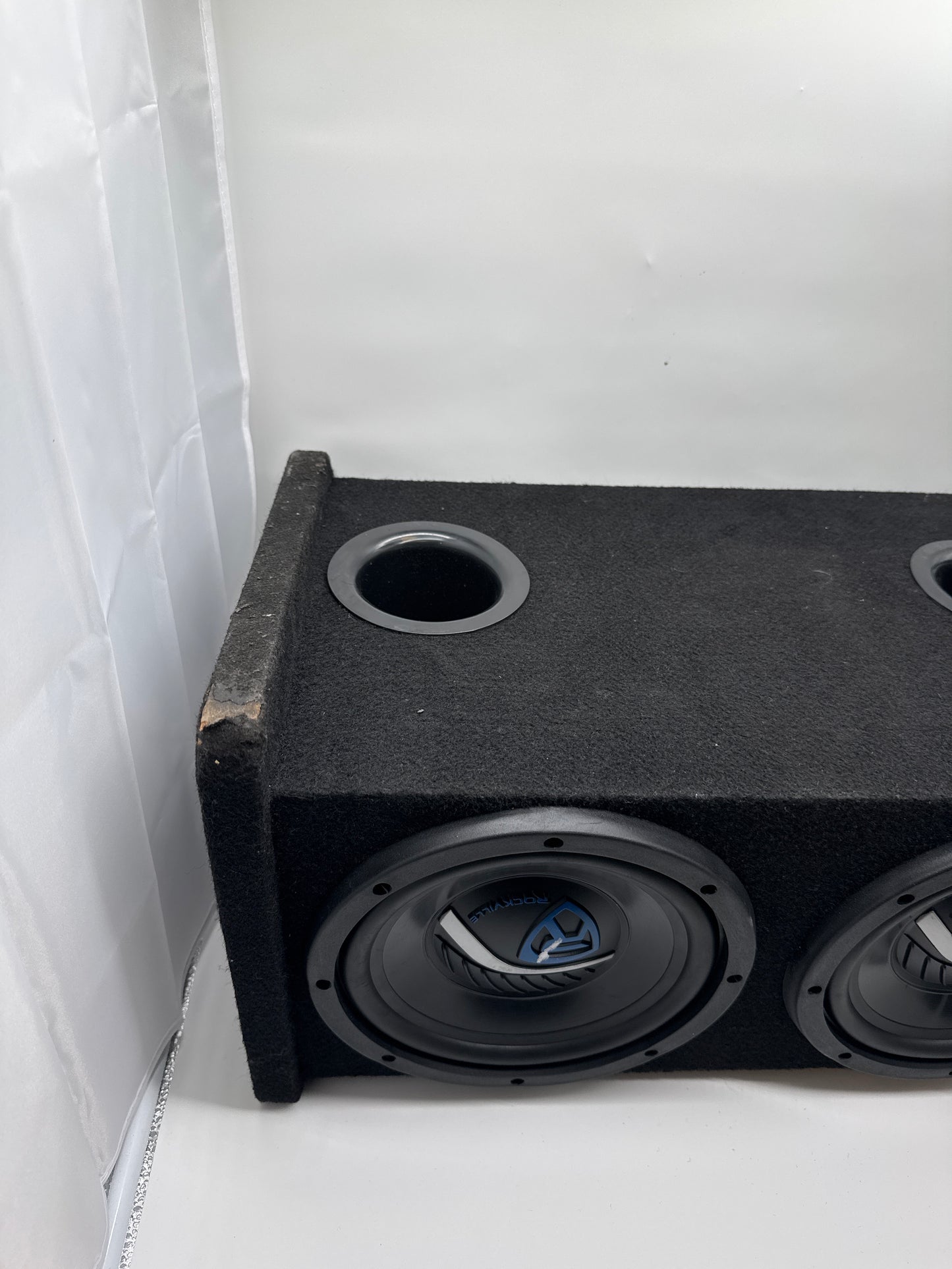 Rockville Dual 8" 800w Car Subwoofer - Black - Used