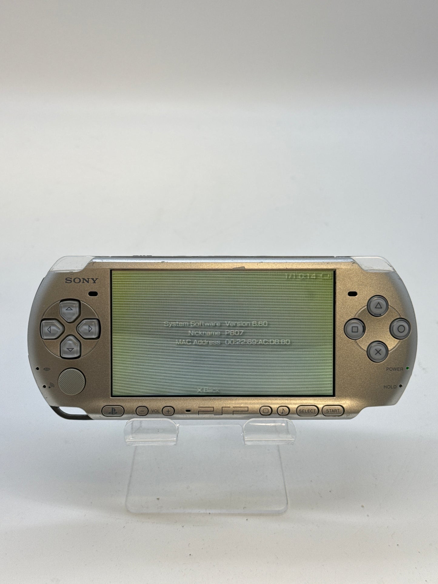 Sony PSP-2001 Handheld System Silver - Used