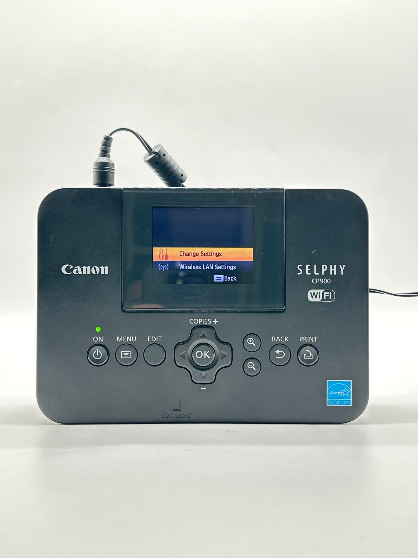 Canon SELPHY CP900 Digital Photo Dye Sublimation Portable Printer Black
