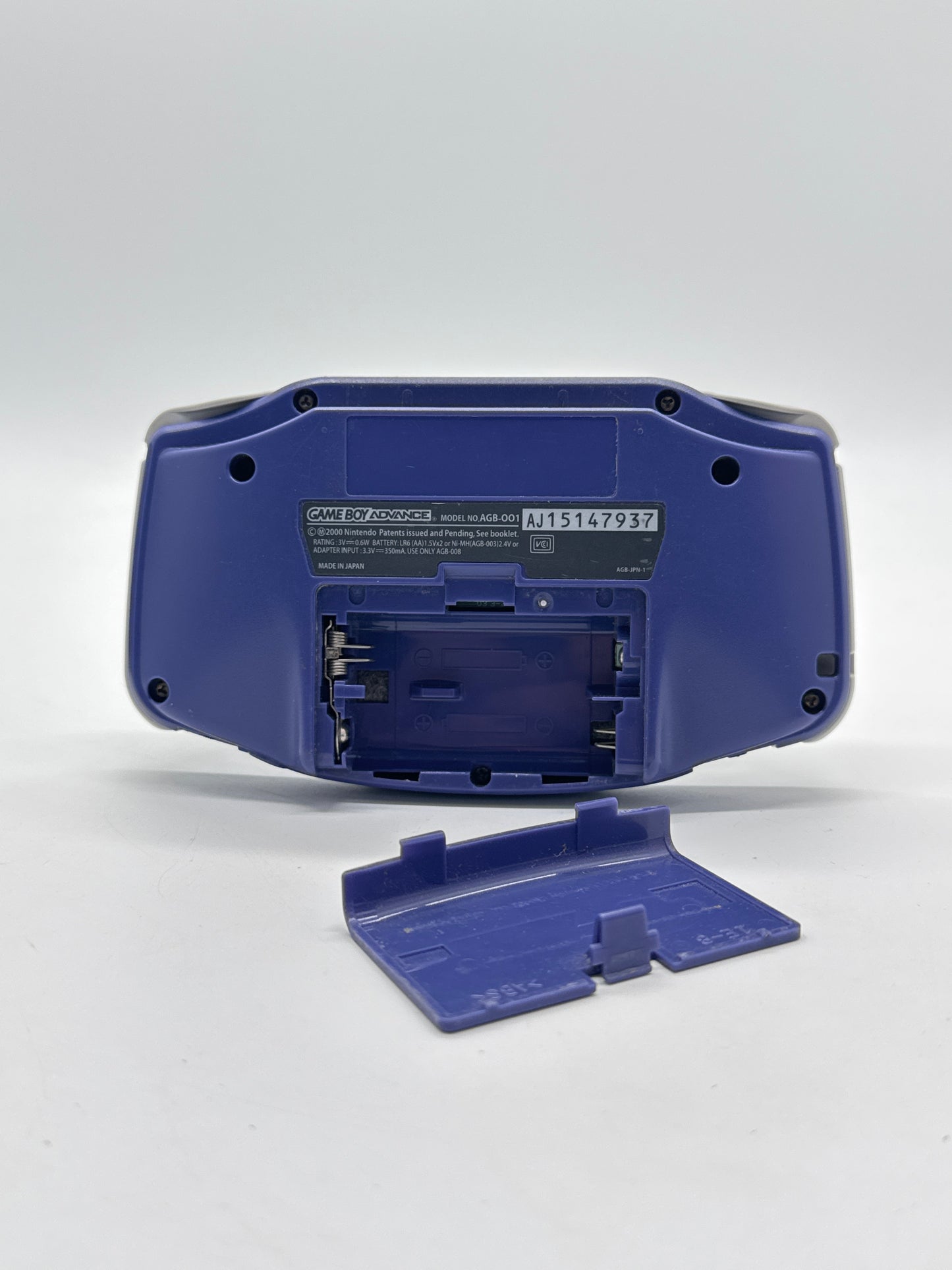 Nintendo Game Boy Advance AGB-001 Purple Console #8 Aftermarket Lens or/and Shell