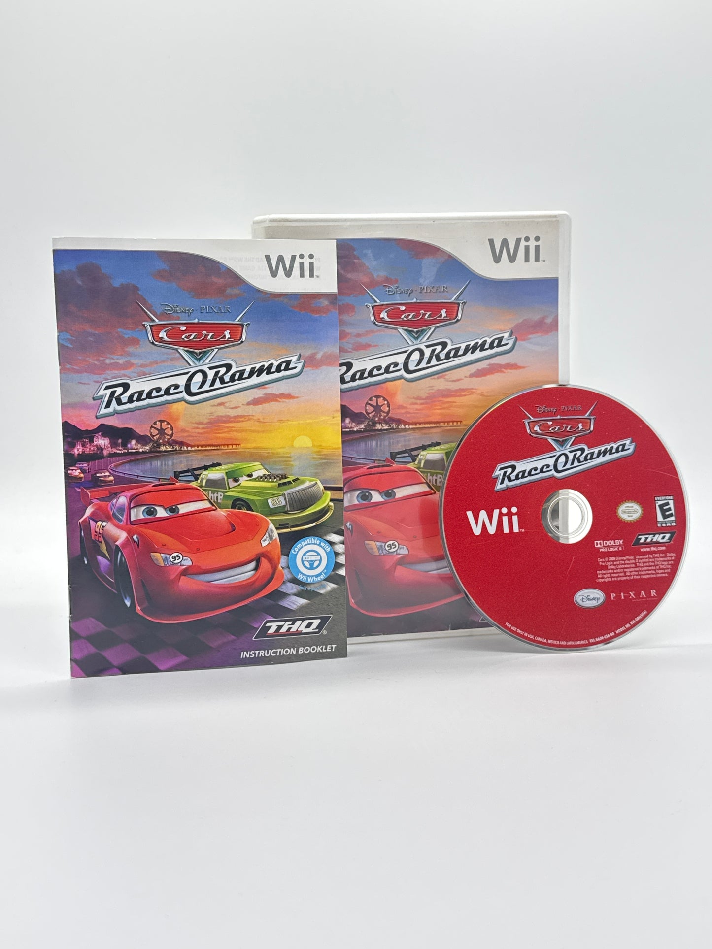 Disney Pixar Cars Race-O-Rama (Nintendo Wii, 2009) w/ Manual