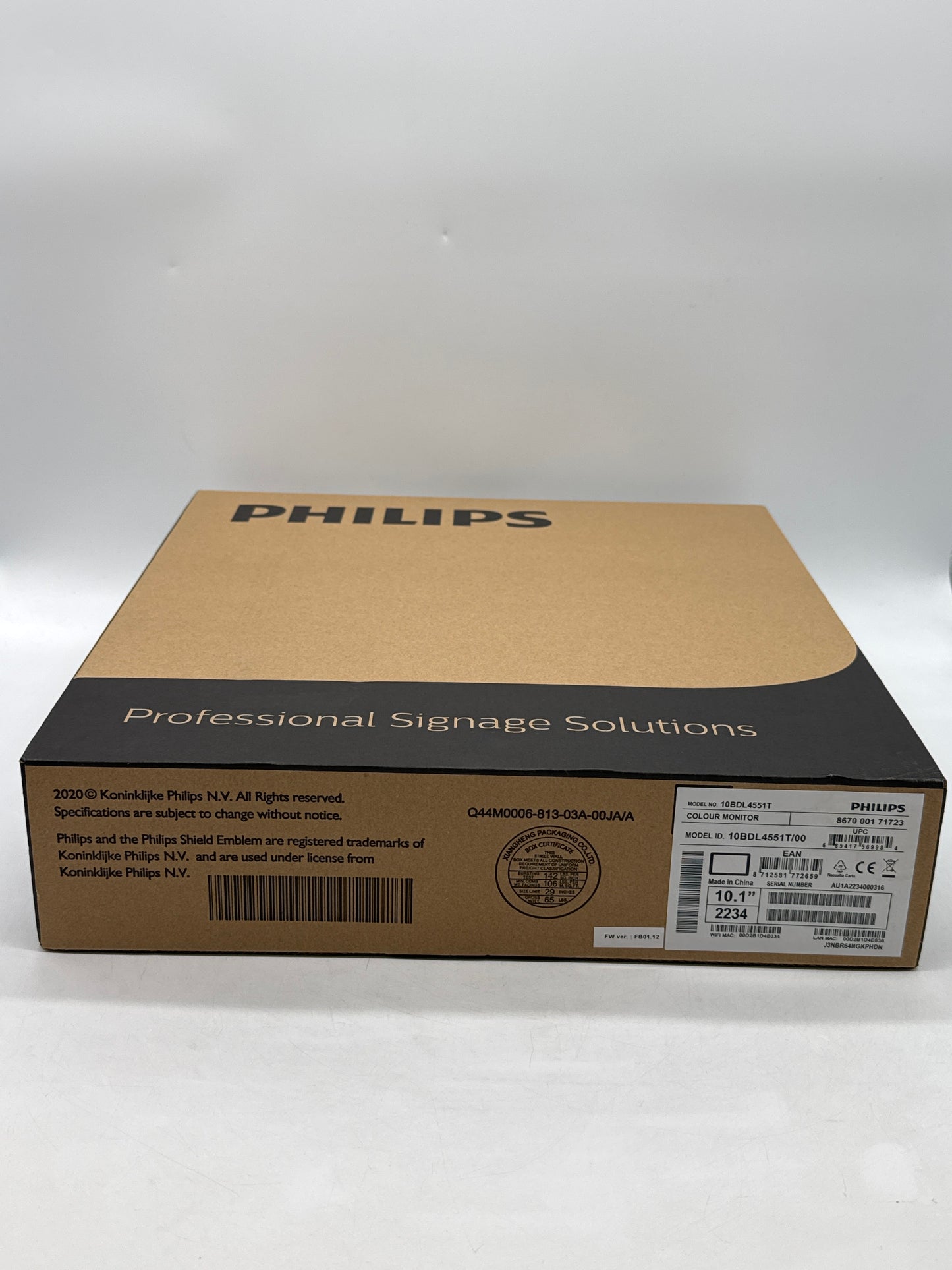 New Philips 10.1" 10BDL4551T Multi-Touch Digital Signage Display
