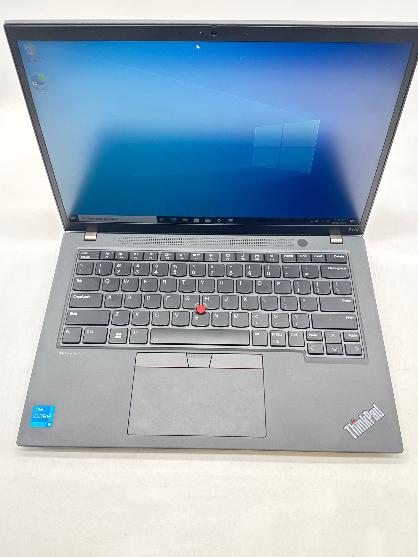 Lenovo Thinkpad P14s Gen 4 Laptop 14-inch Core i5-1340P 16GB RAM 256GB Black