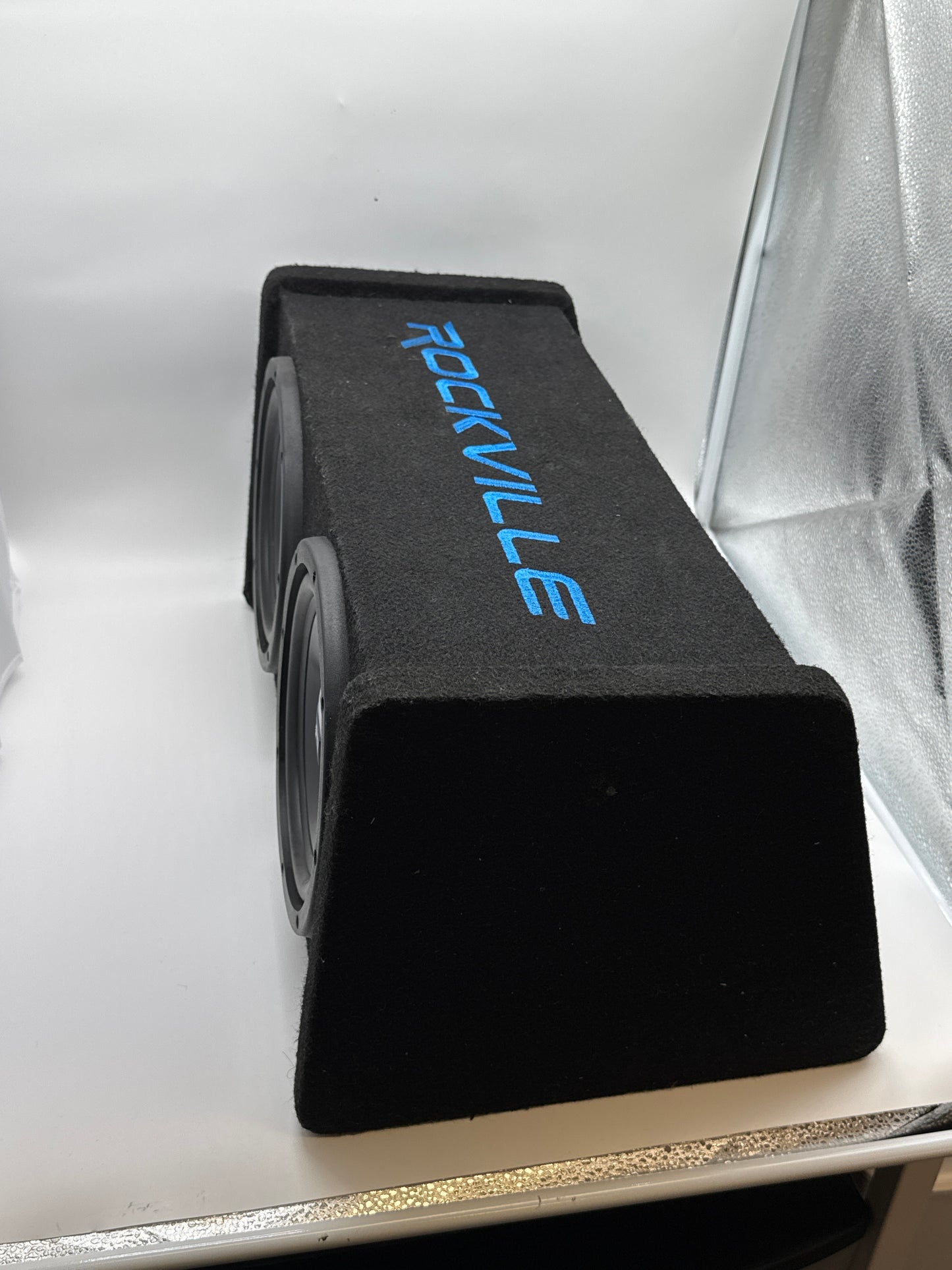 Rockville Dual 8" 800w Car Subwoofer - Black - Used