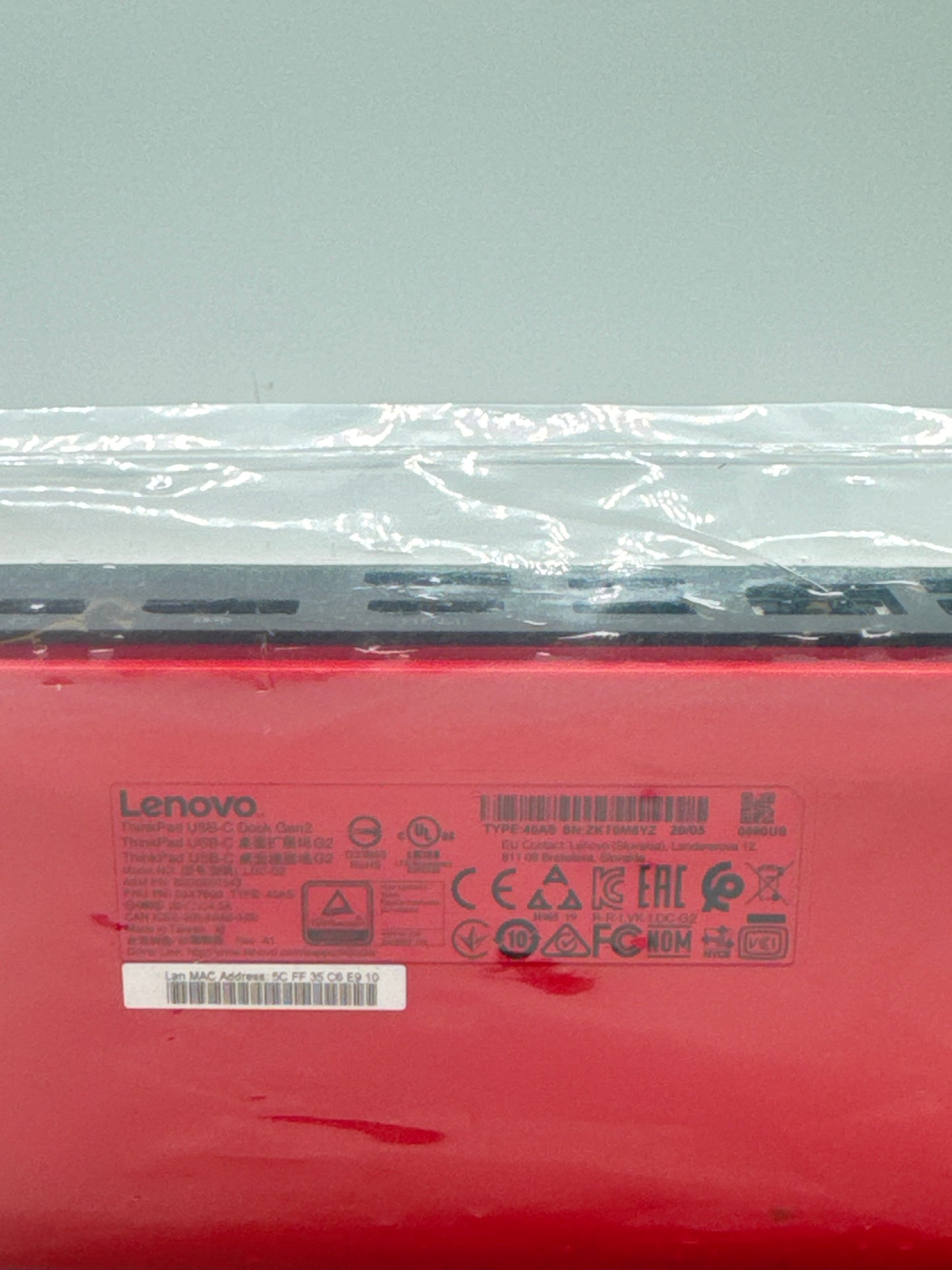 Lenovo ThinkPad USB-C Dock Gen 2 (LDC-G2) - No Power Cord